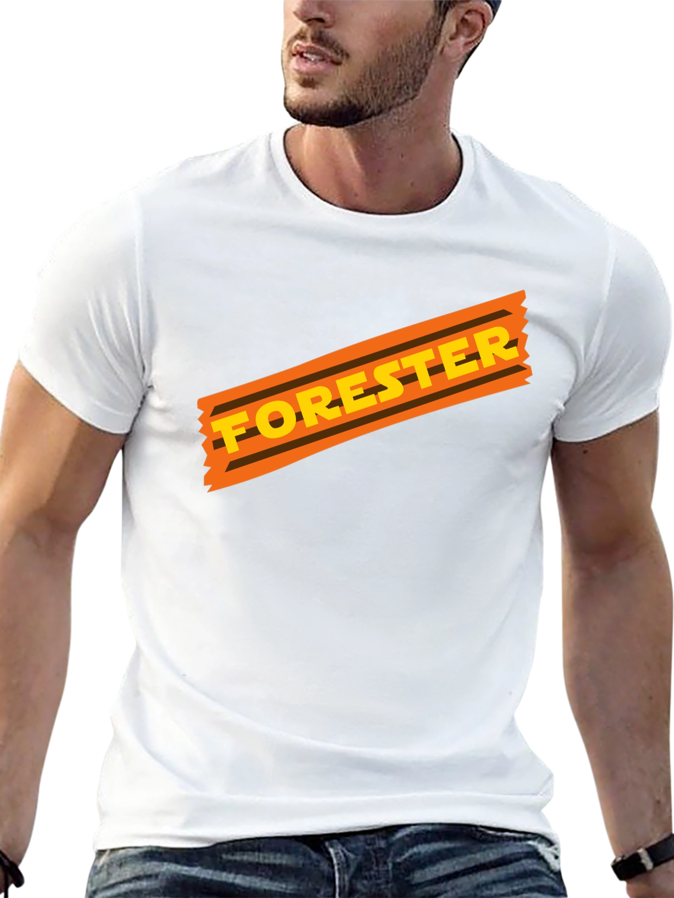 Forester Graphic Tee - Retro Style Black