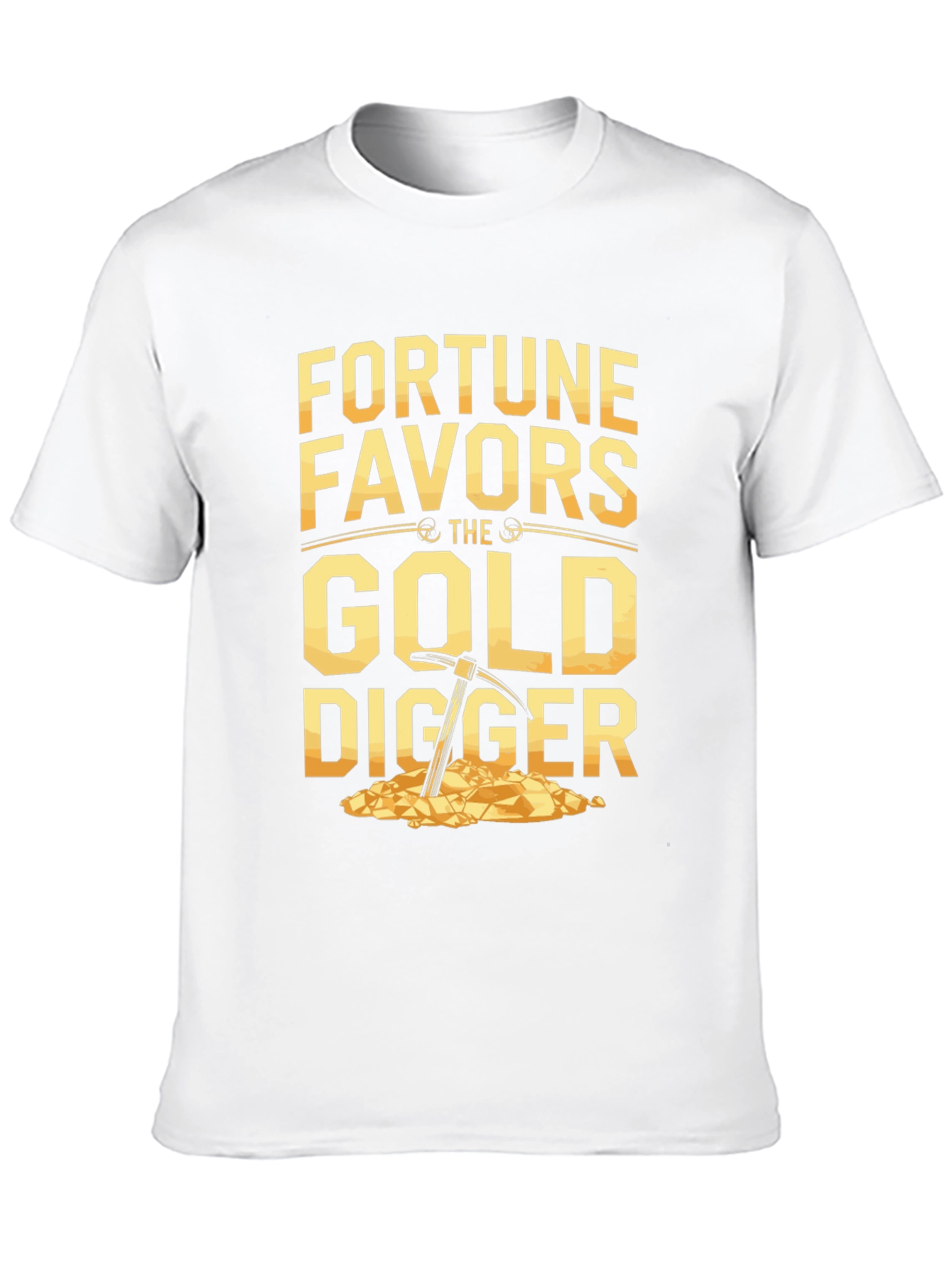 Fortune Favors Gold Digger T-Shirt - Black