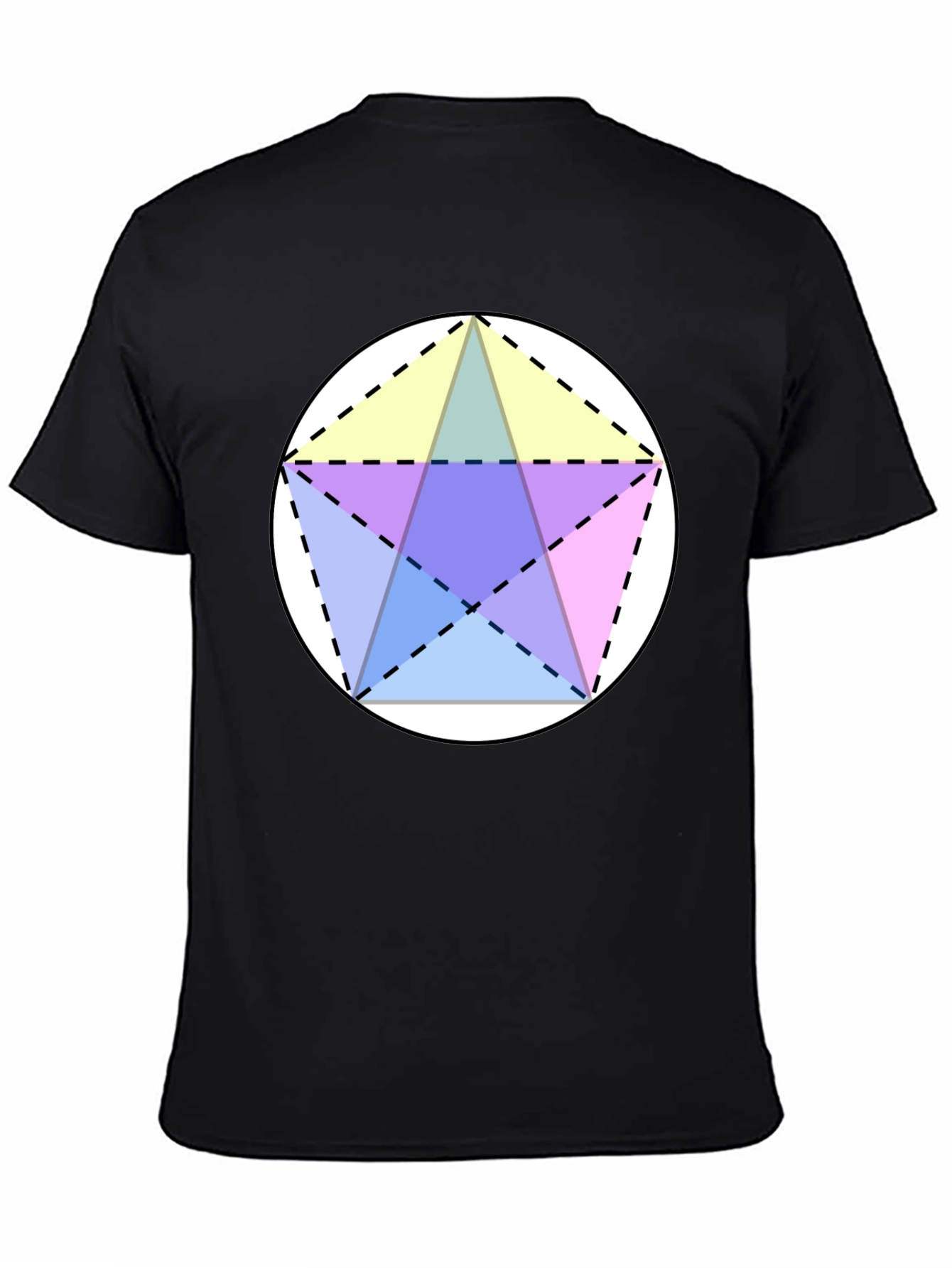 Geometric Star Circle Graphic Tee