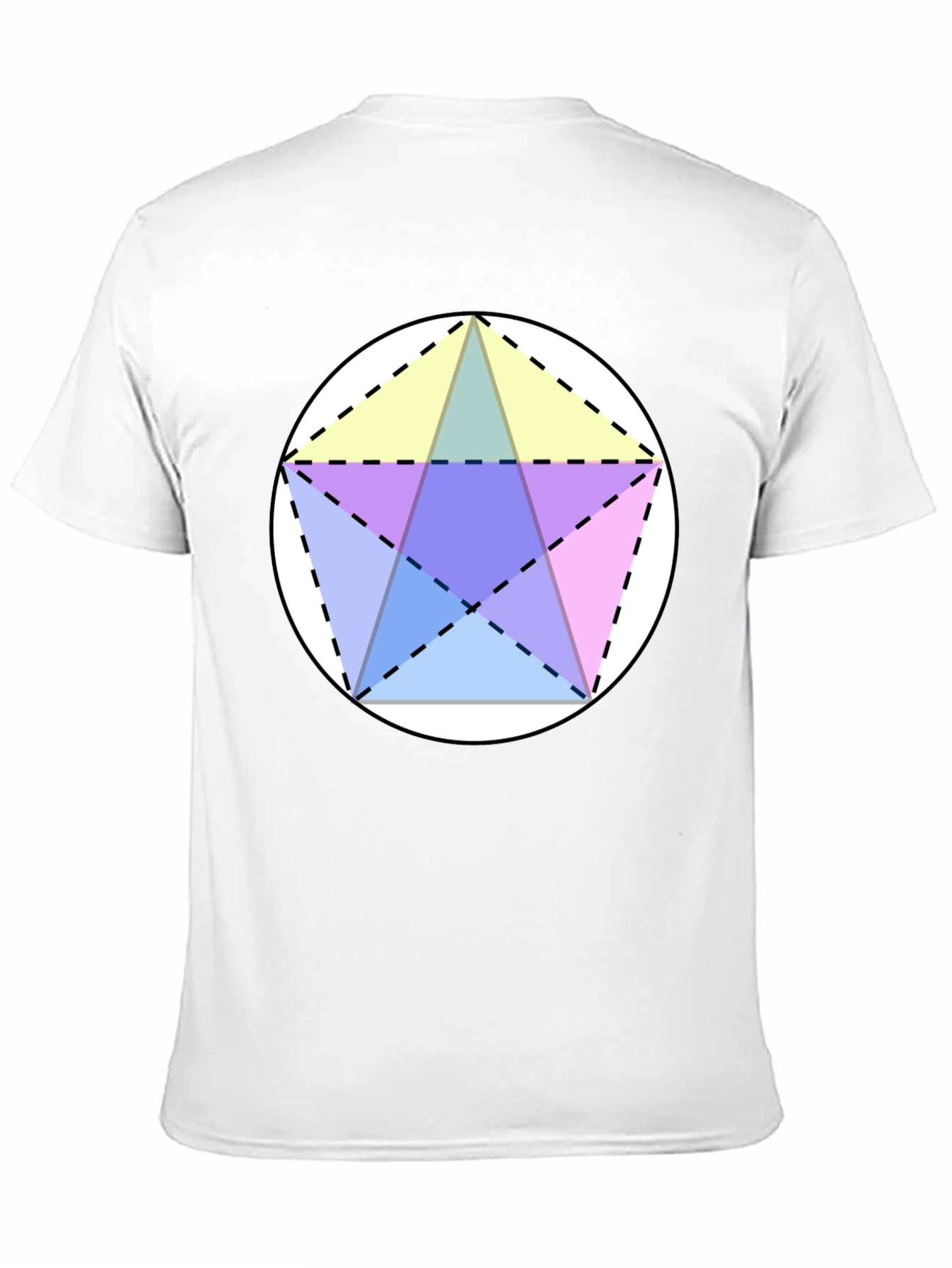 Geometric Star Circle Graphic Tee
