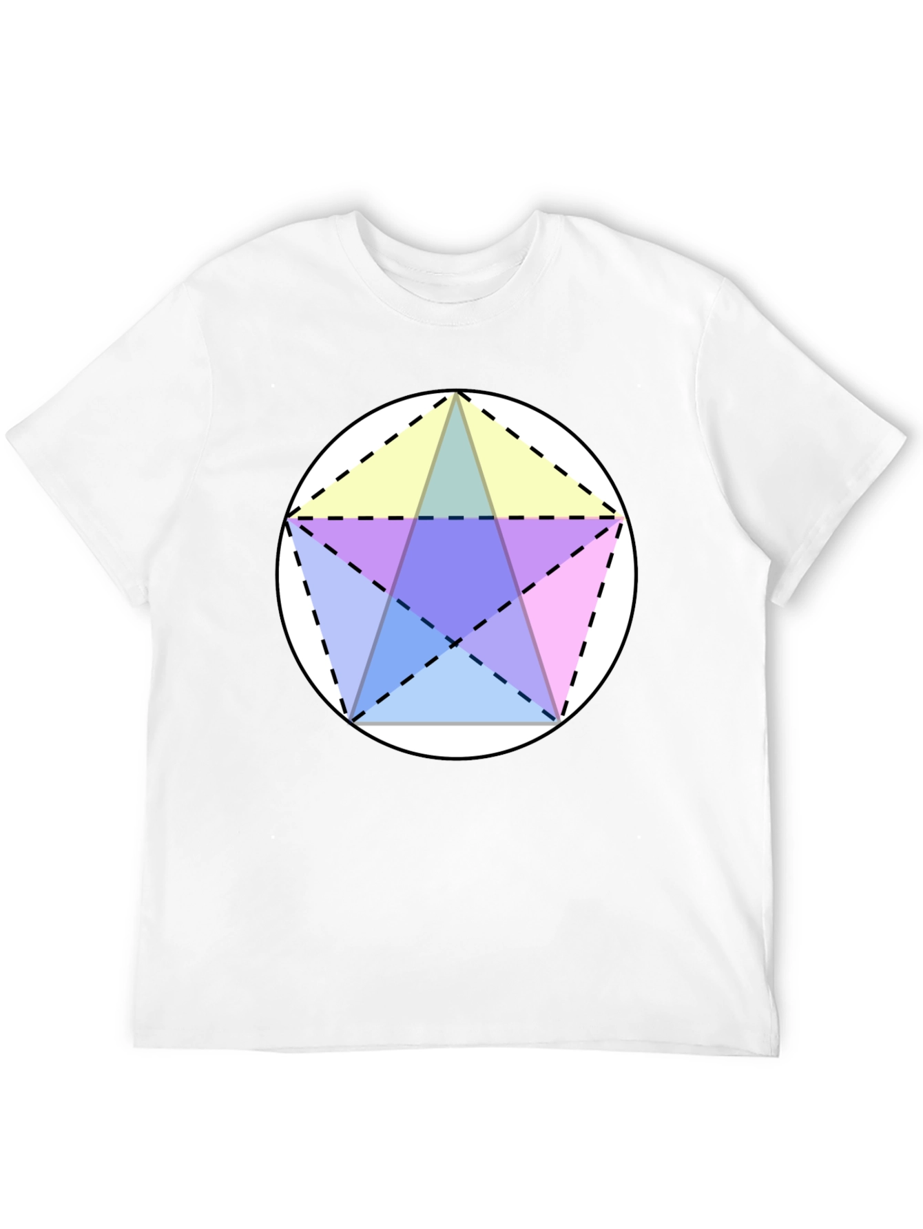 Geometric Star Circle Graphic Tee