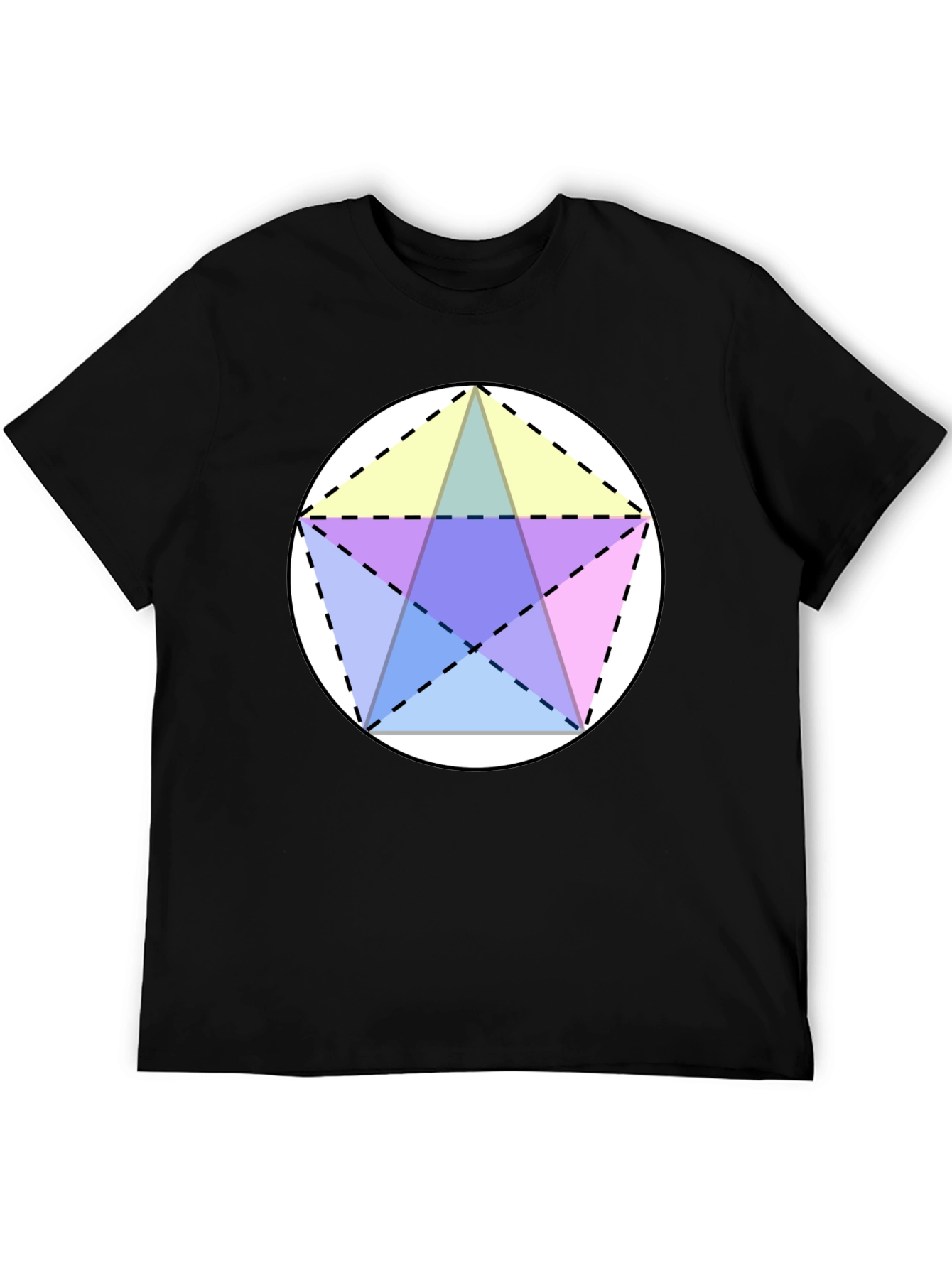 Geometric Star Circle Graphic Tee