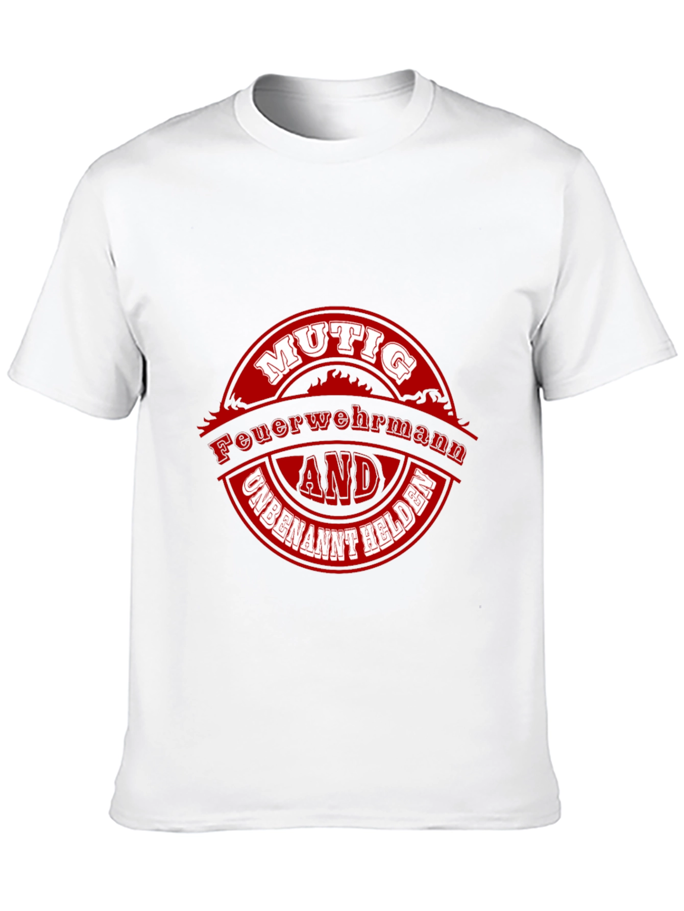 Firefighter Hero Graphic Tee - Black