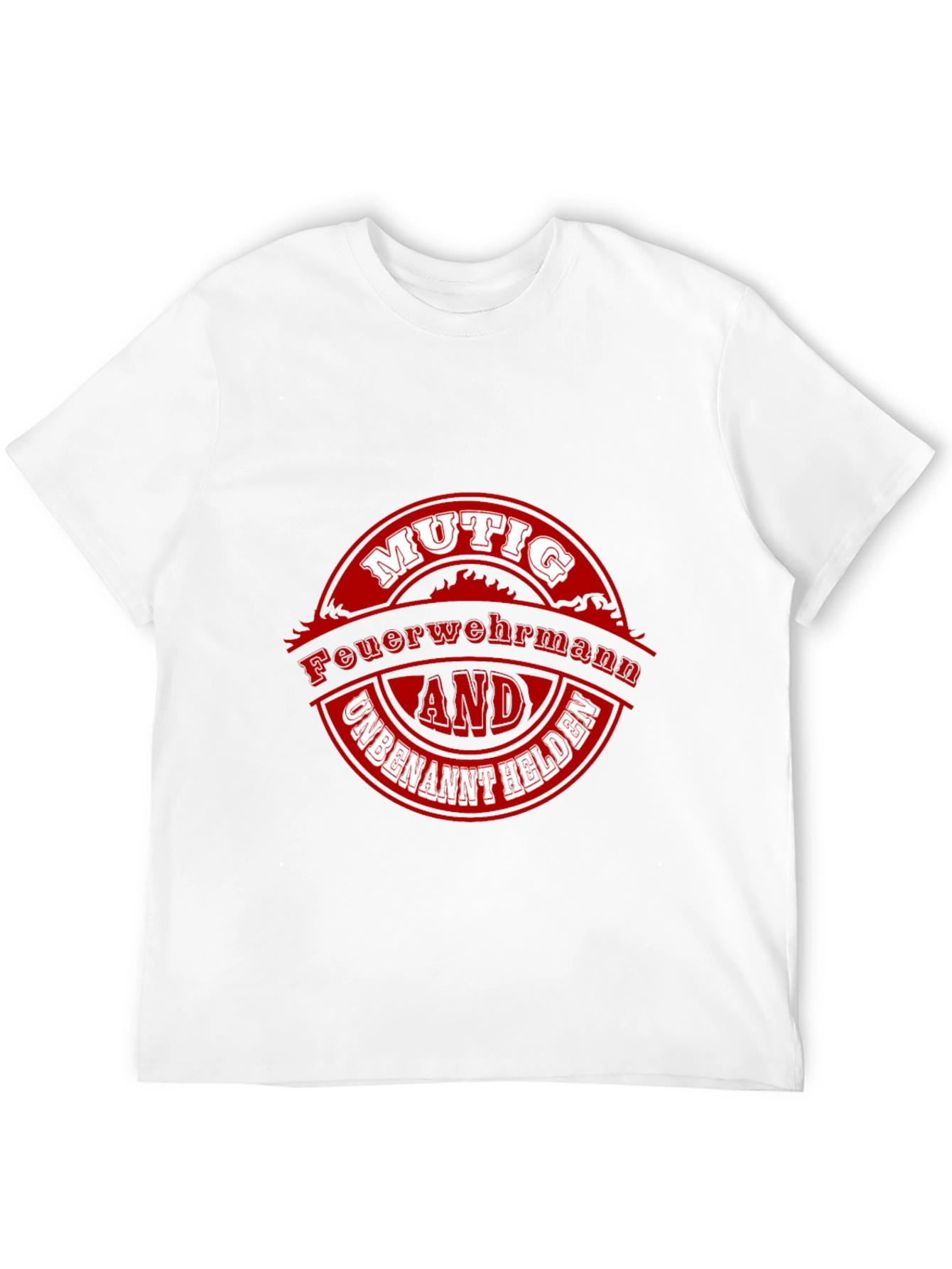 Firefighter Hero Graphic Tee - Black