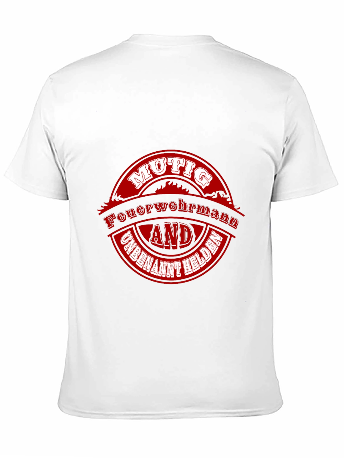 Firefighter Hero Graphic Tee - Black