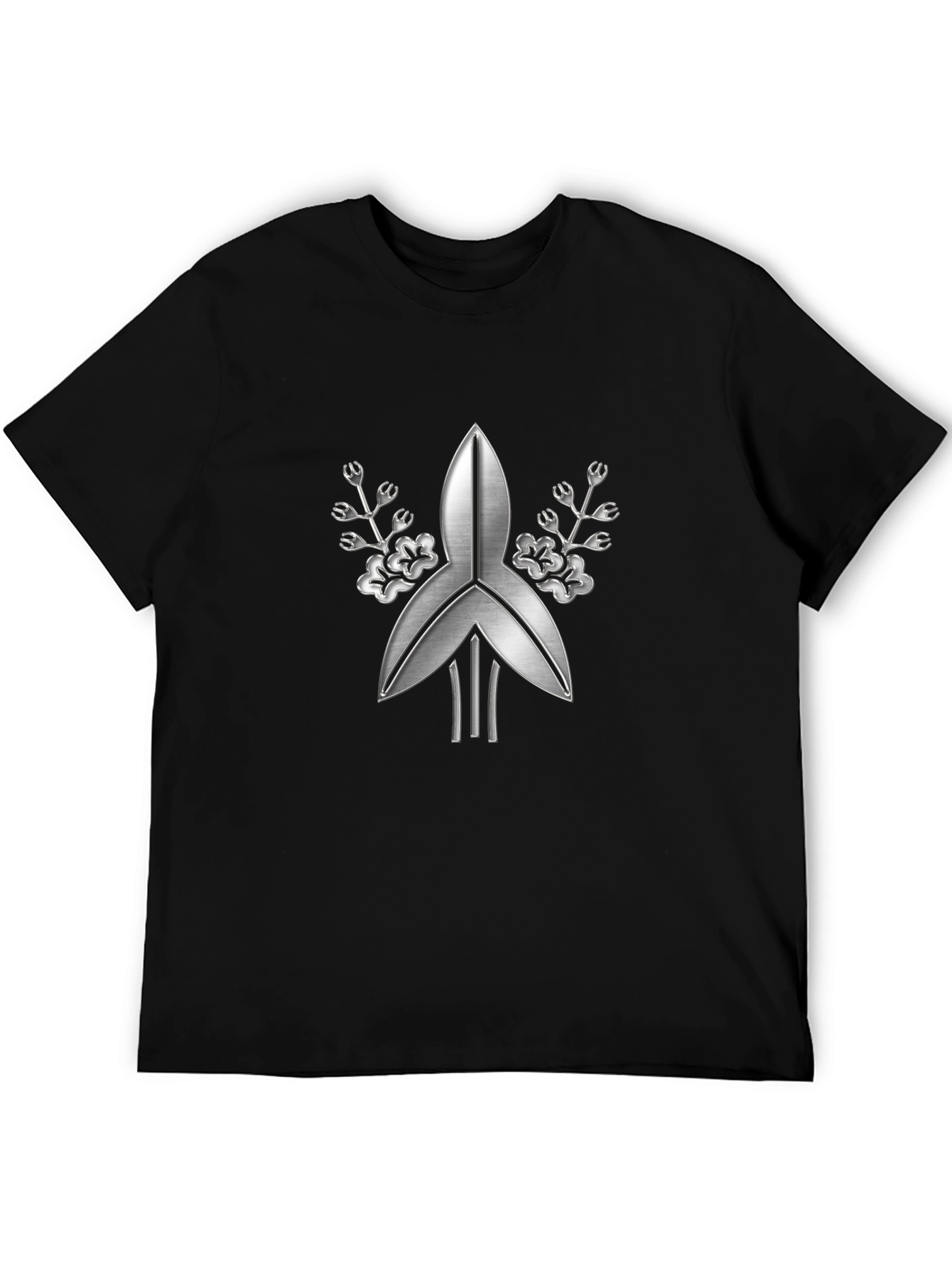 Klingon Empire T-Shirt - Metallic Crest Design