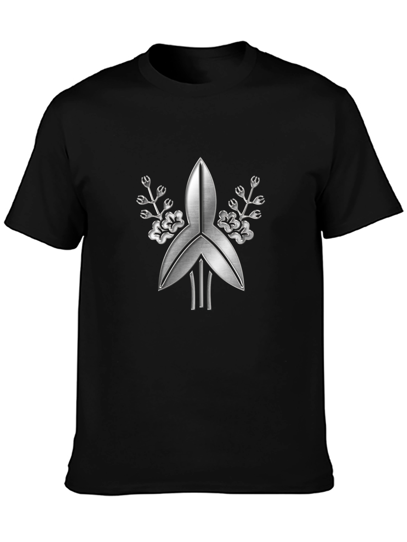 Klingon Empire T-Shirt - Metallic Crest Design