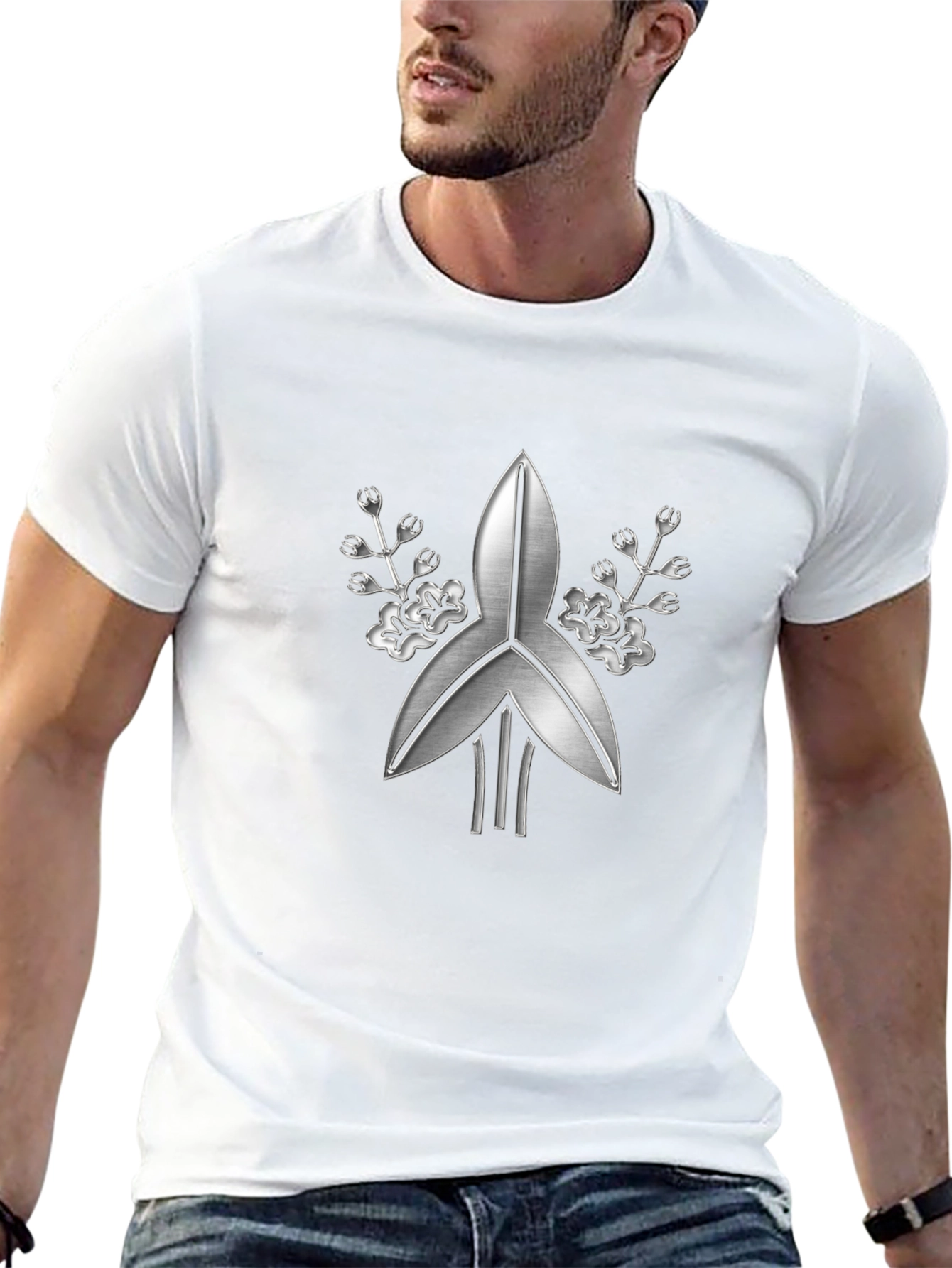 Klingon Empire T-Shirt - Metallic Crest Design