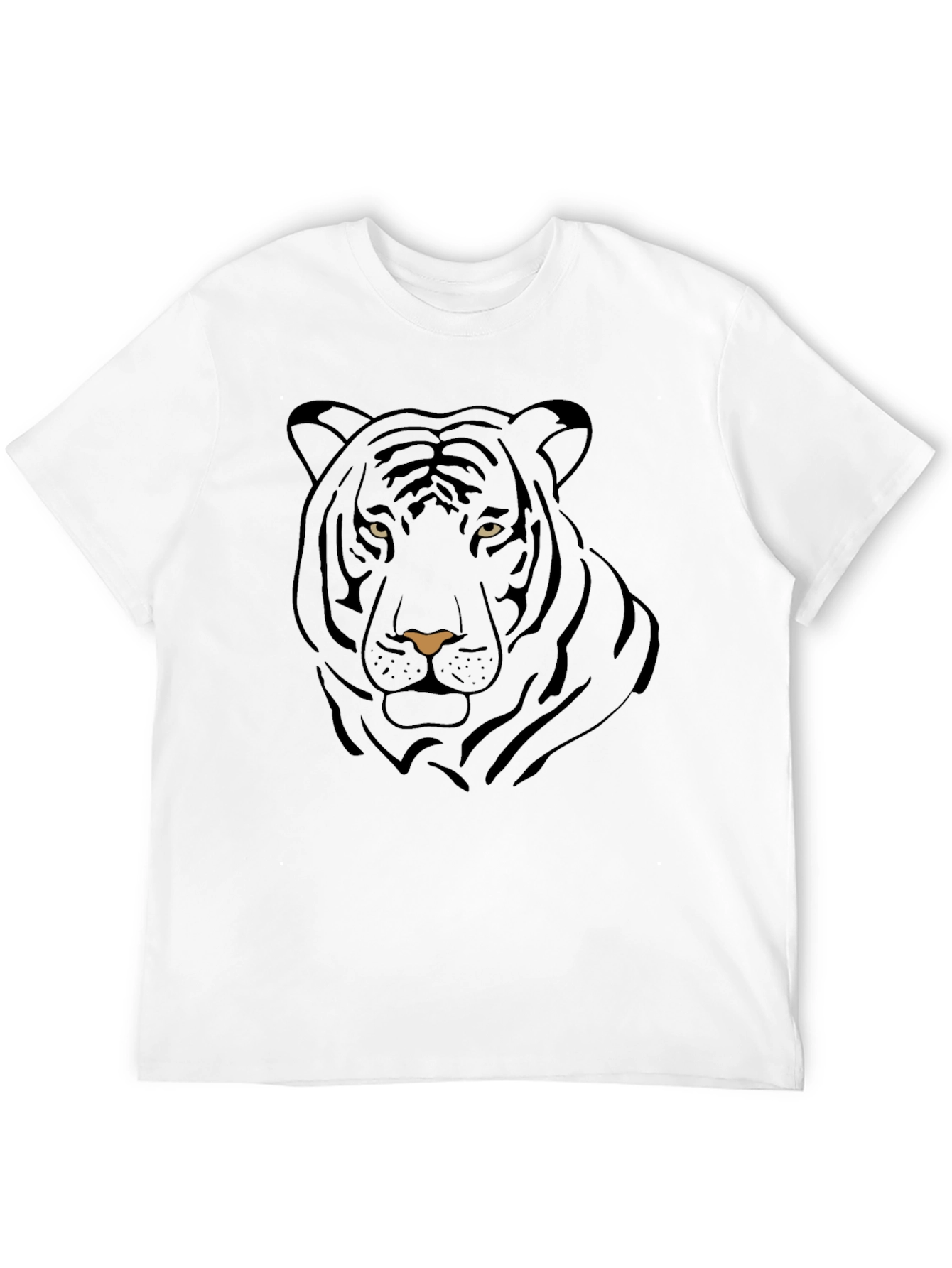 Black Tiger Graphic Tee - Stylish Mens Casual Shirt