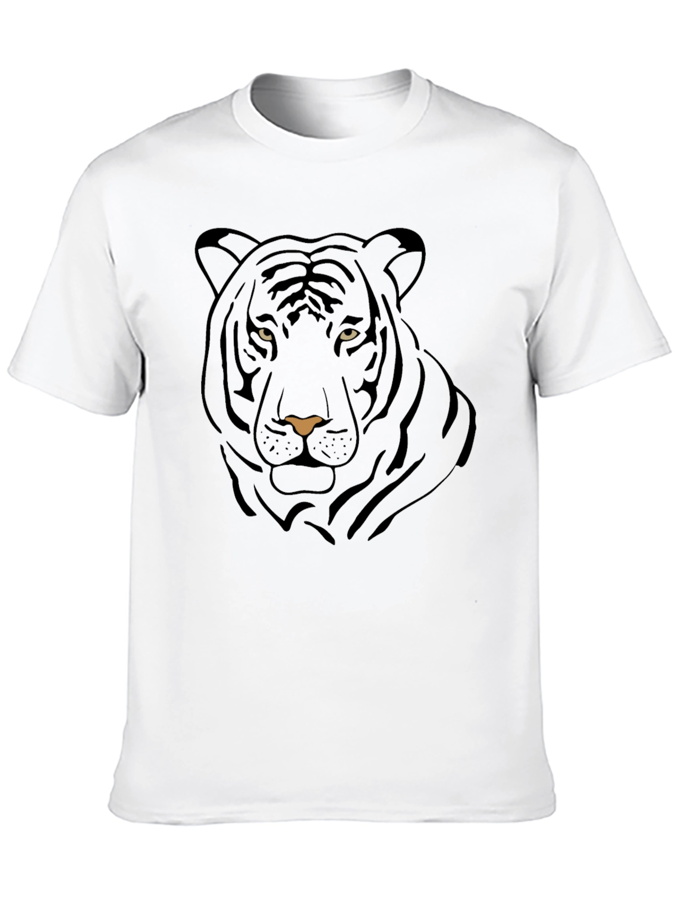 Black Tiger Graphic Tee - Stylish Mens Casual Shirt