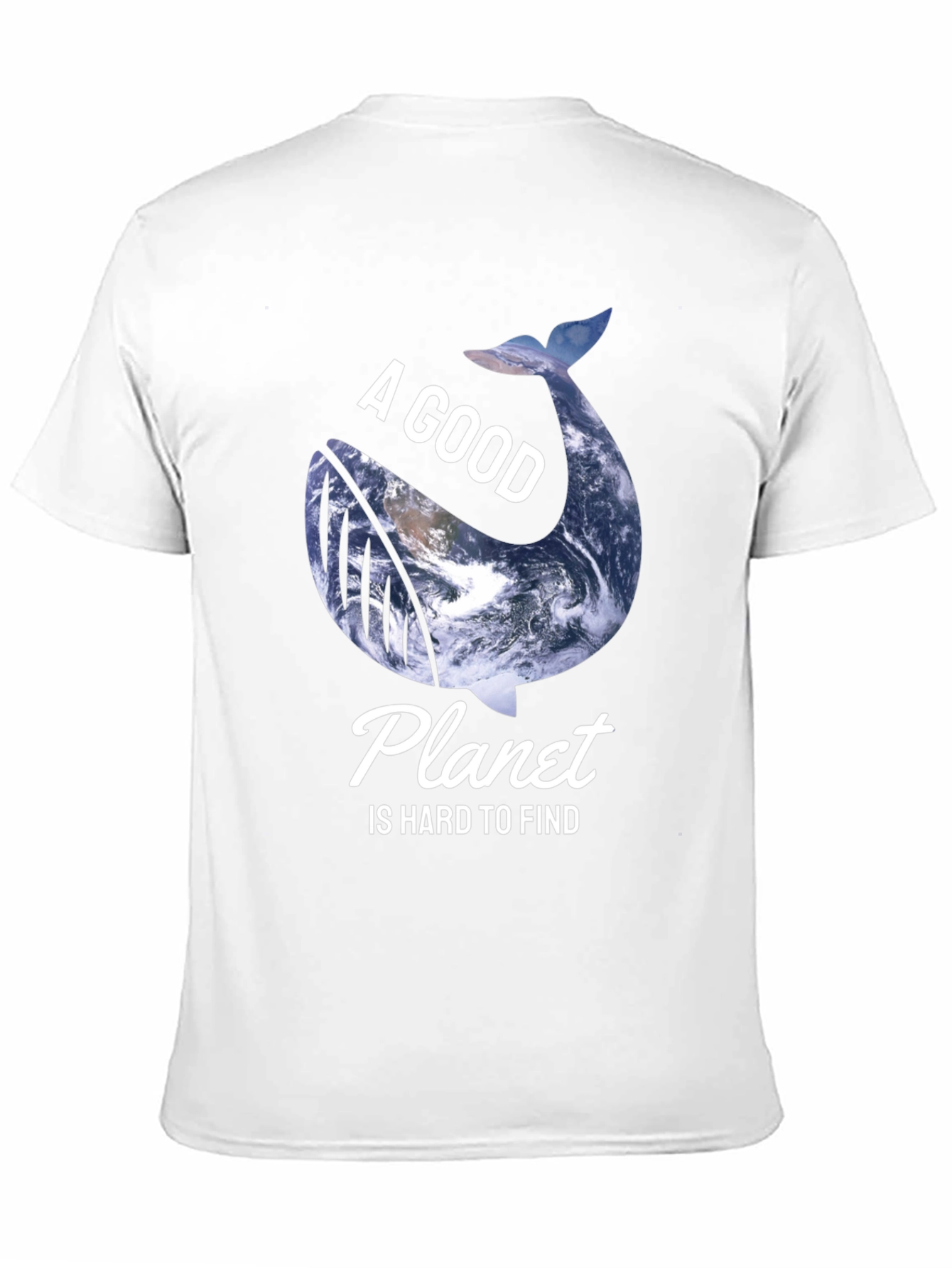 Good Planet Whale Graphic Black T-Shirt