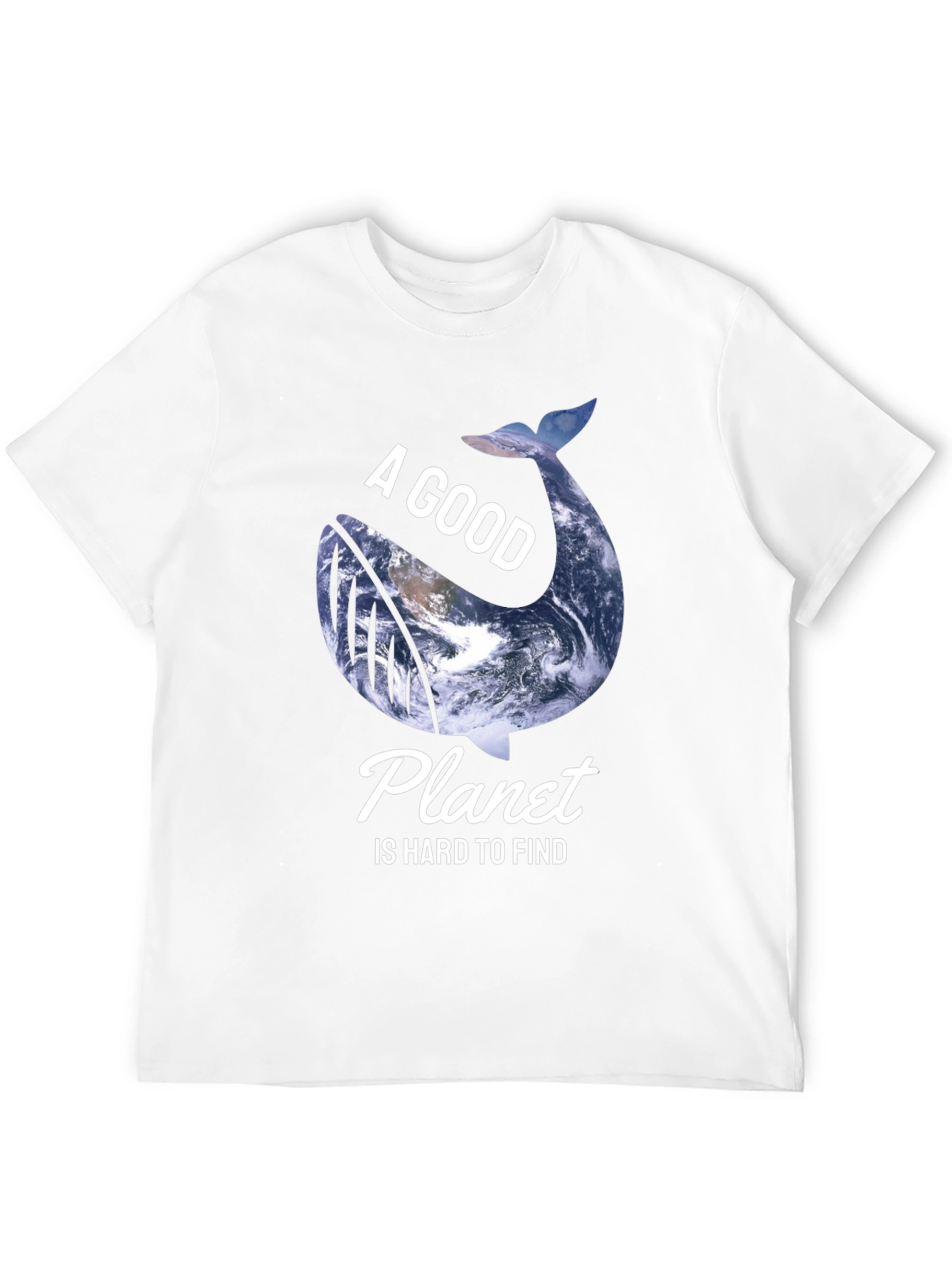 Good Planet Whale Graphic Black T-Shirt
