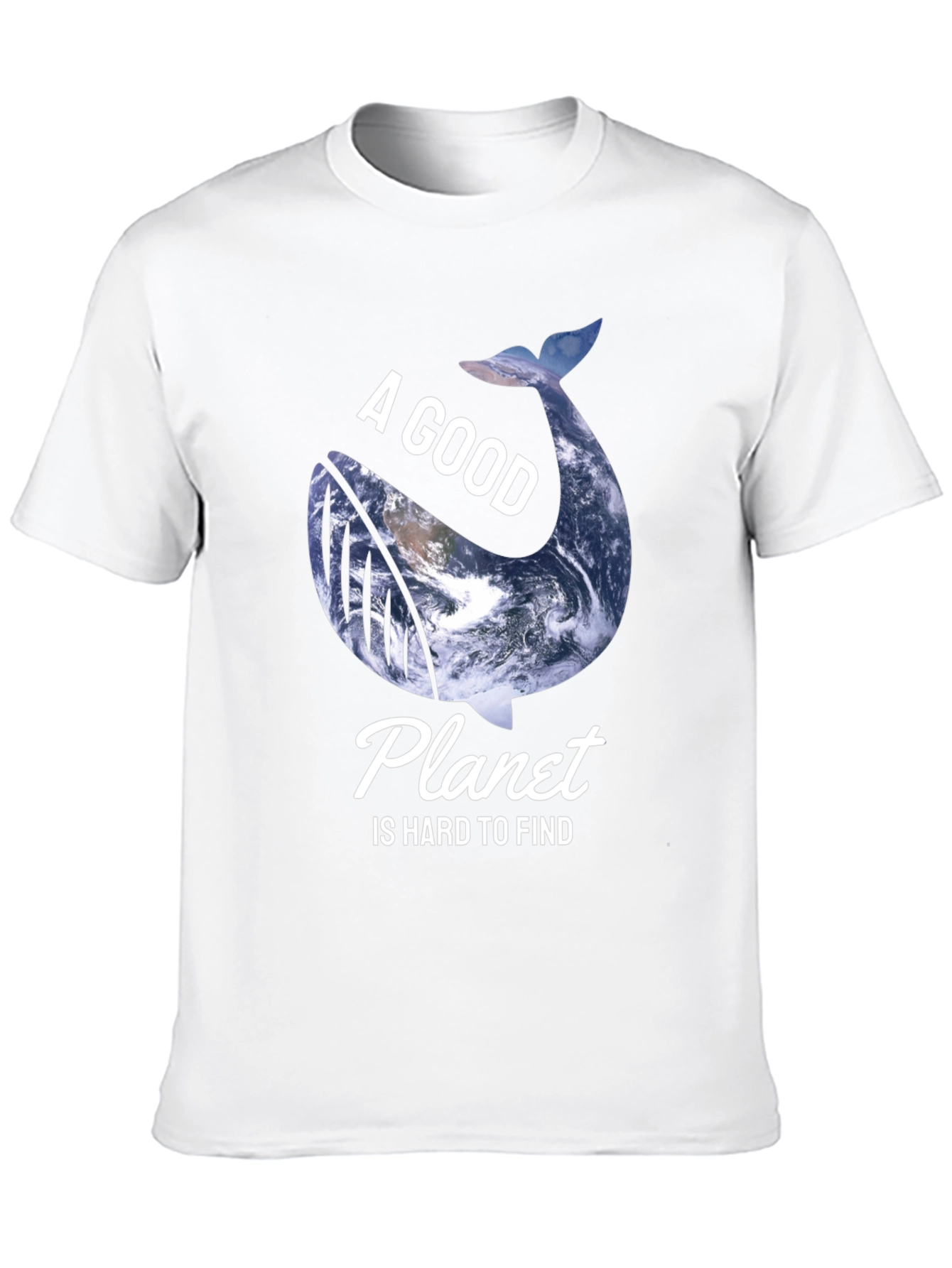 Good Planet Whale Graphic Black T-Shirt