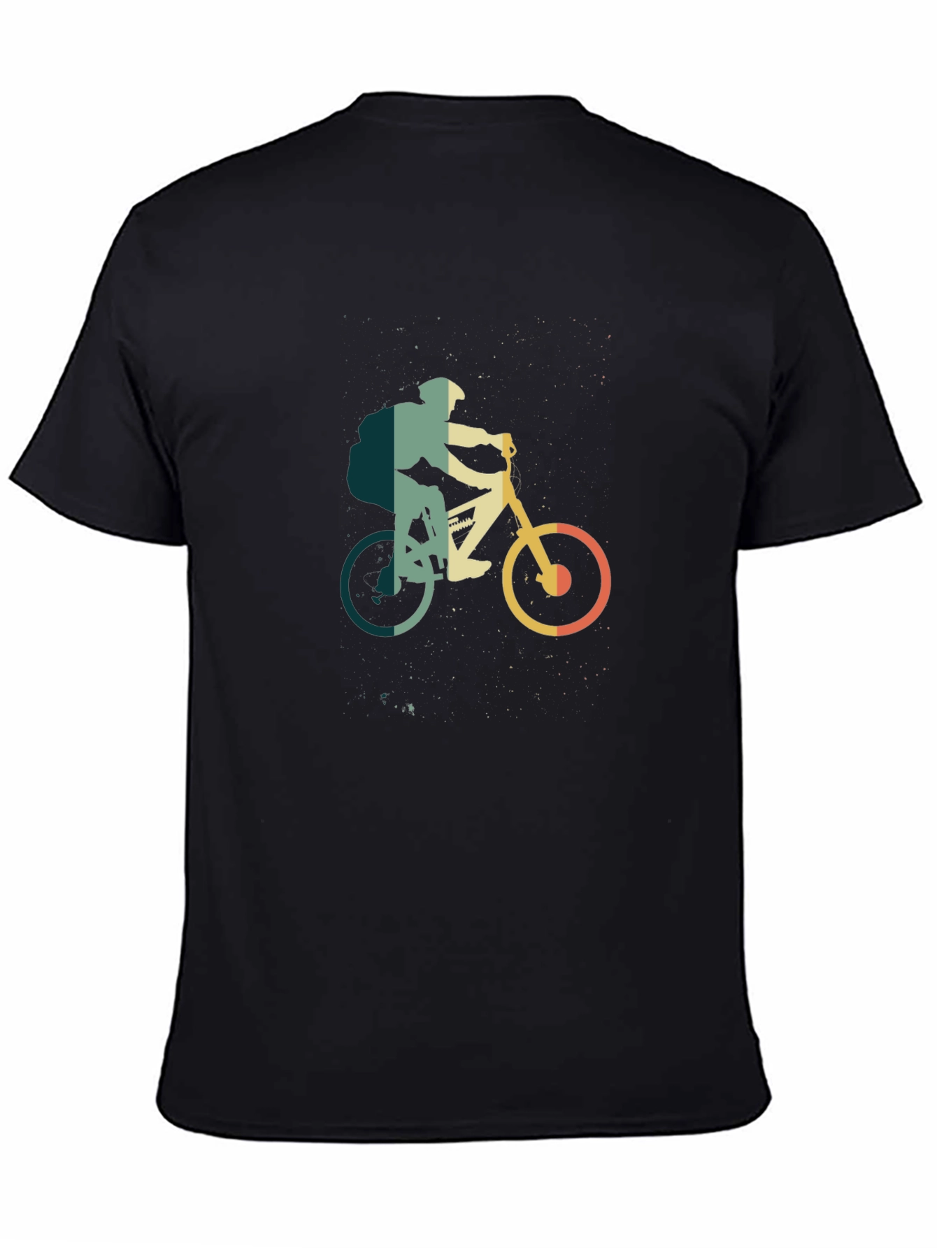 Mountain Biker Graphic Tee - Retro Style