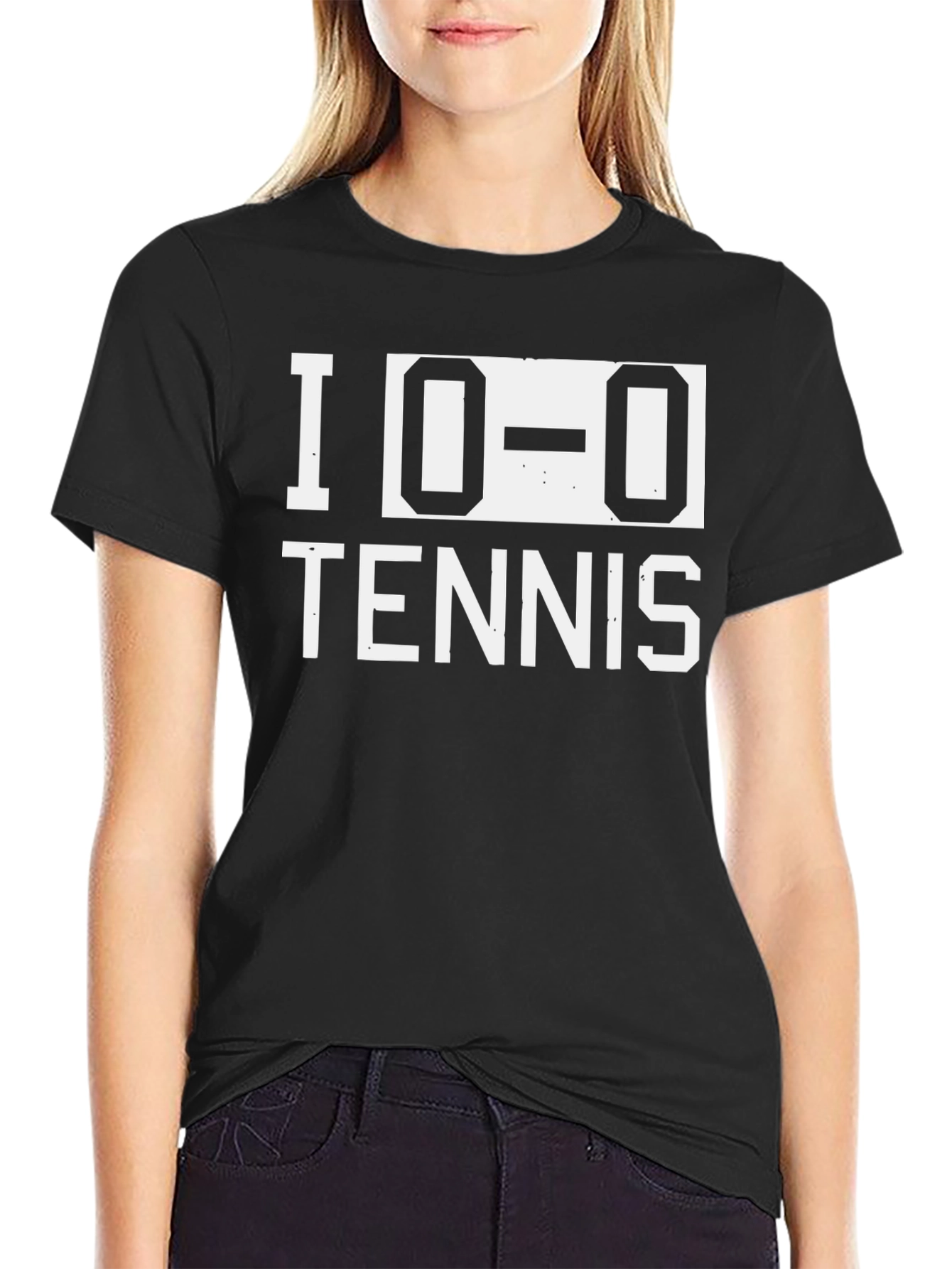 I 0-0 Tennis Graphic T-Shirt