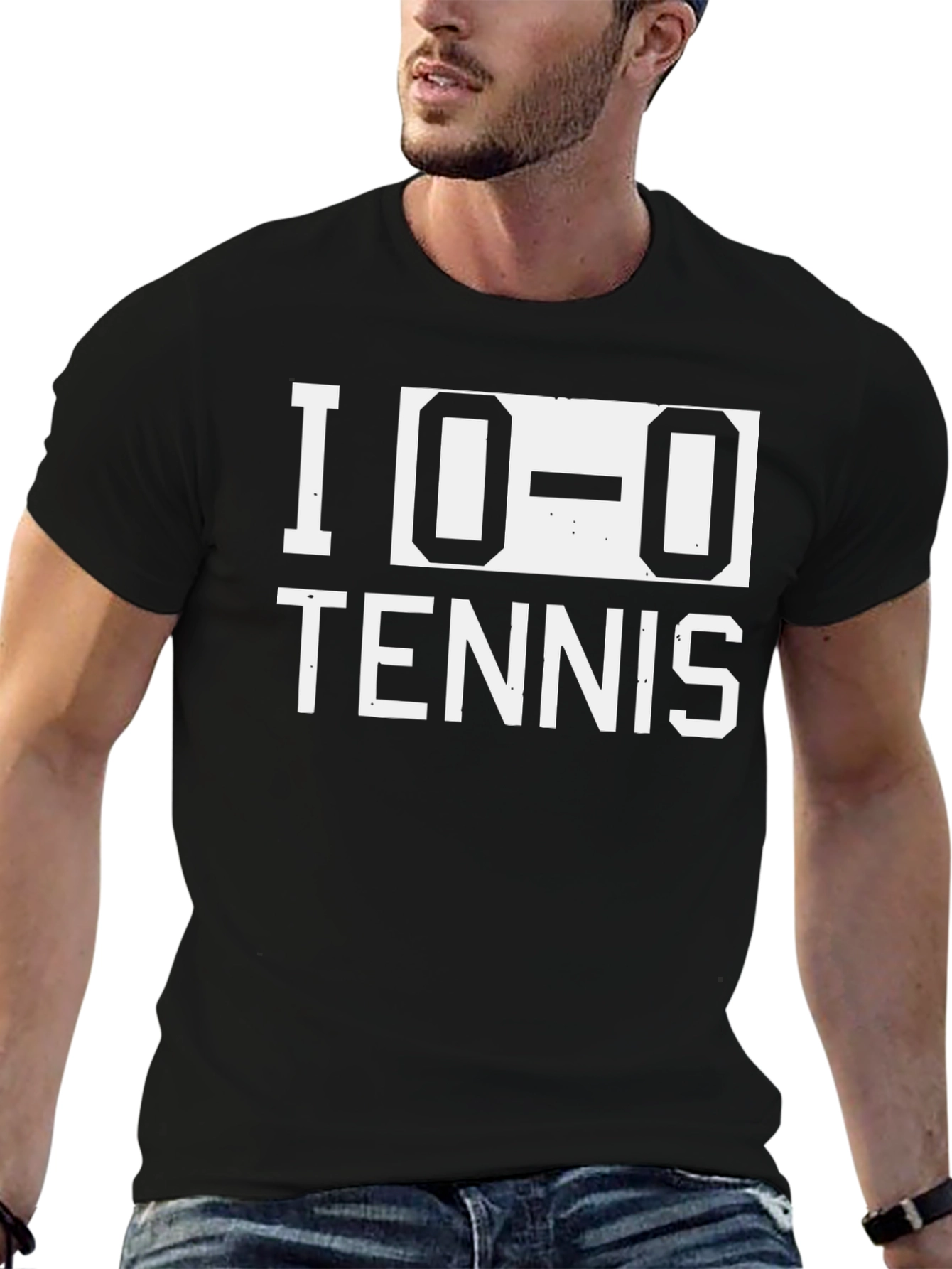 I 0-0 Tennis Graphic T-Shirt