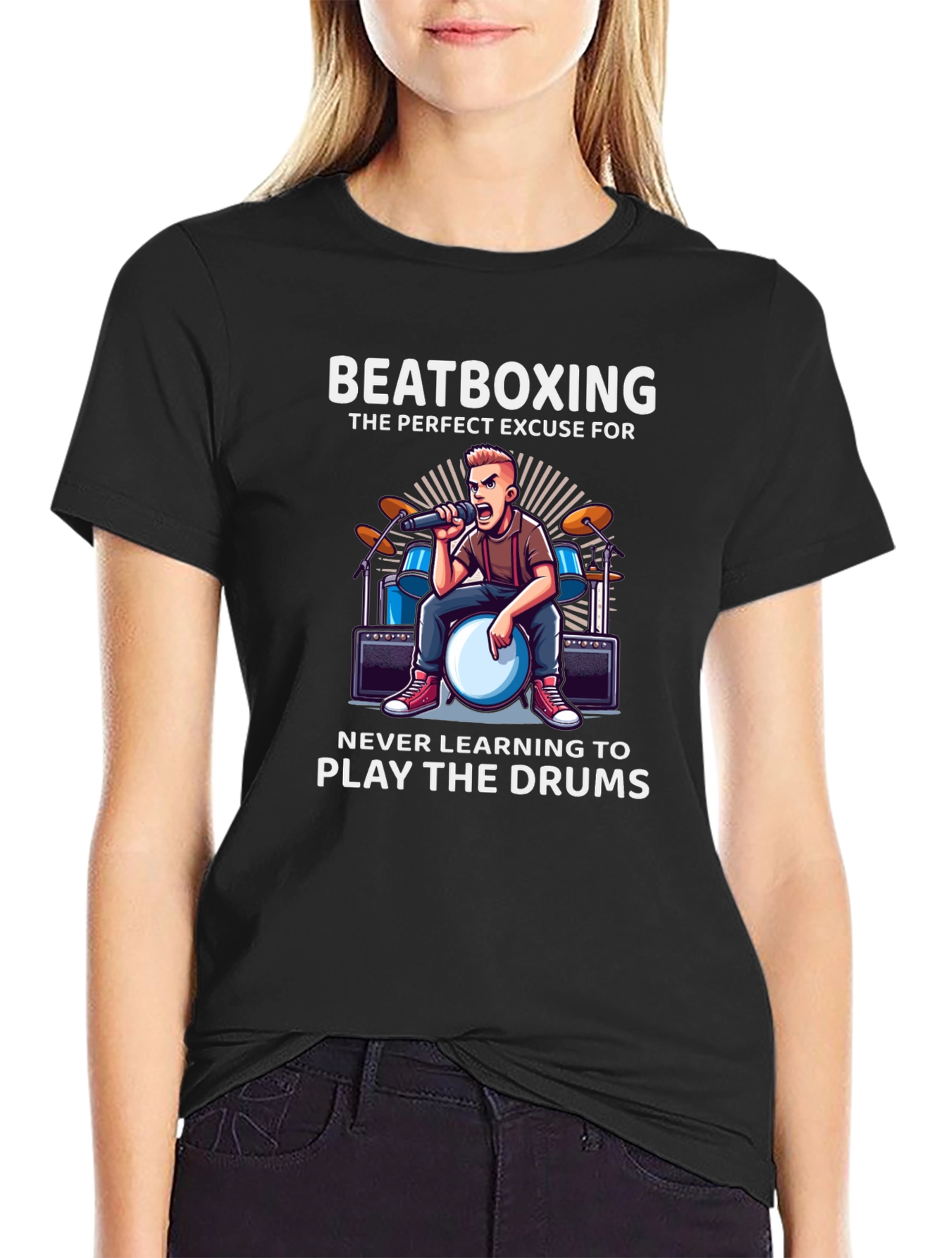 Beatboxing T-Shirt: Drummer Excuse Tee