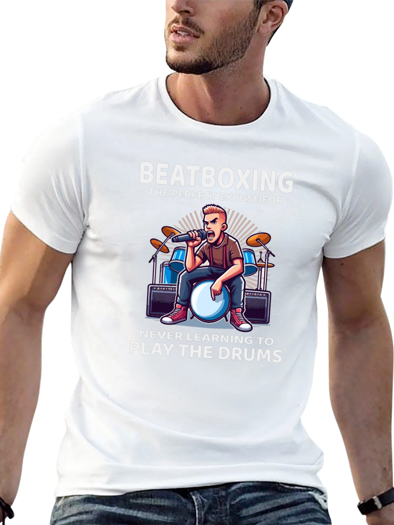 Beatboxing T-Shirt: Drummer Excuse Tee