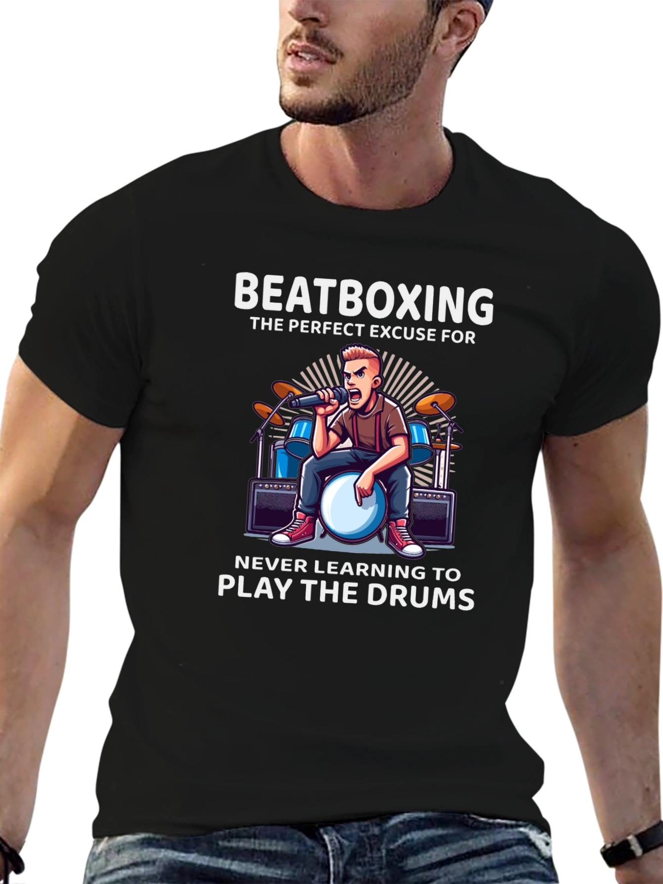 Beatboxing T-Shirt: Drummer Excuse Tee