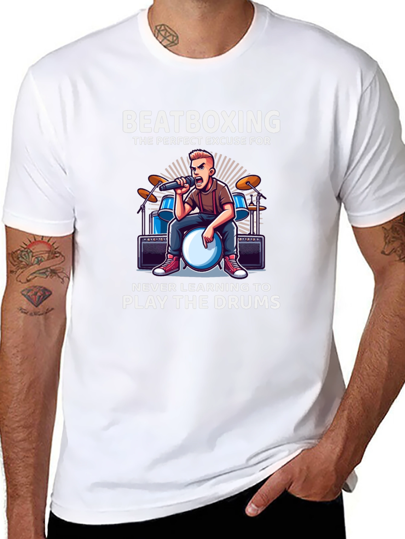 Beatboxing T-Shirt: Drummer Excuse Tee