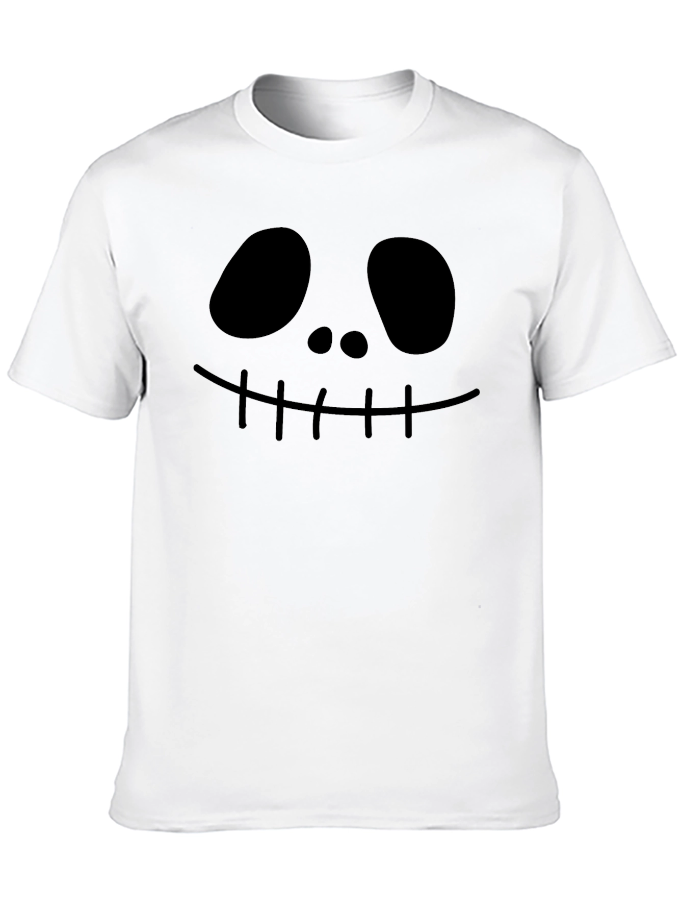 Spooky Face Black Graphic Tee
