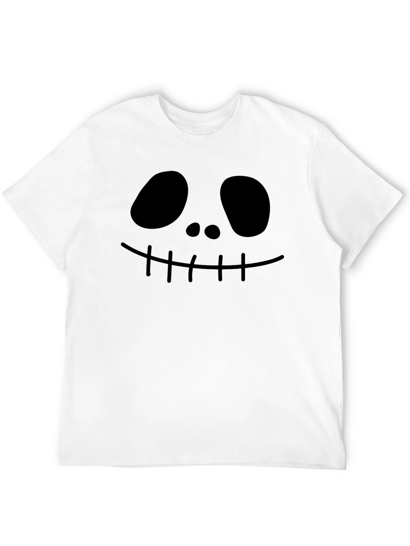 Spooky Face Black Graphic Tee