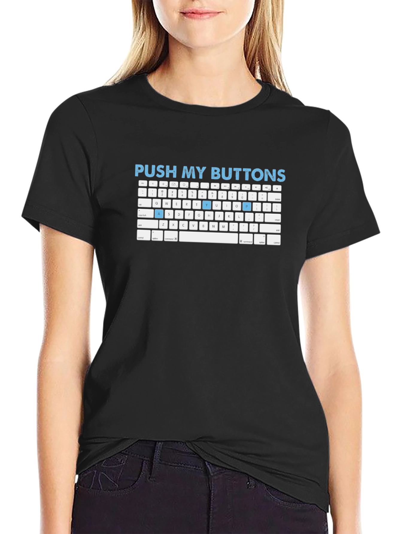 Push My Buttons Keyboard T-Shirt