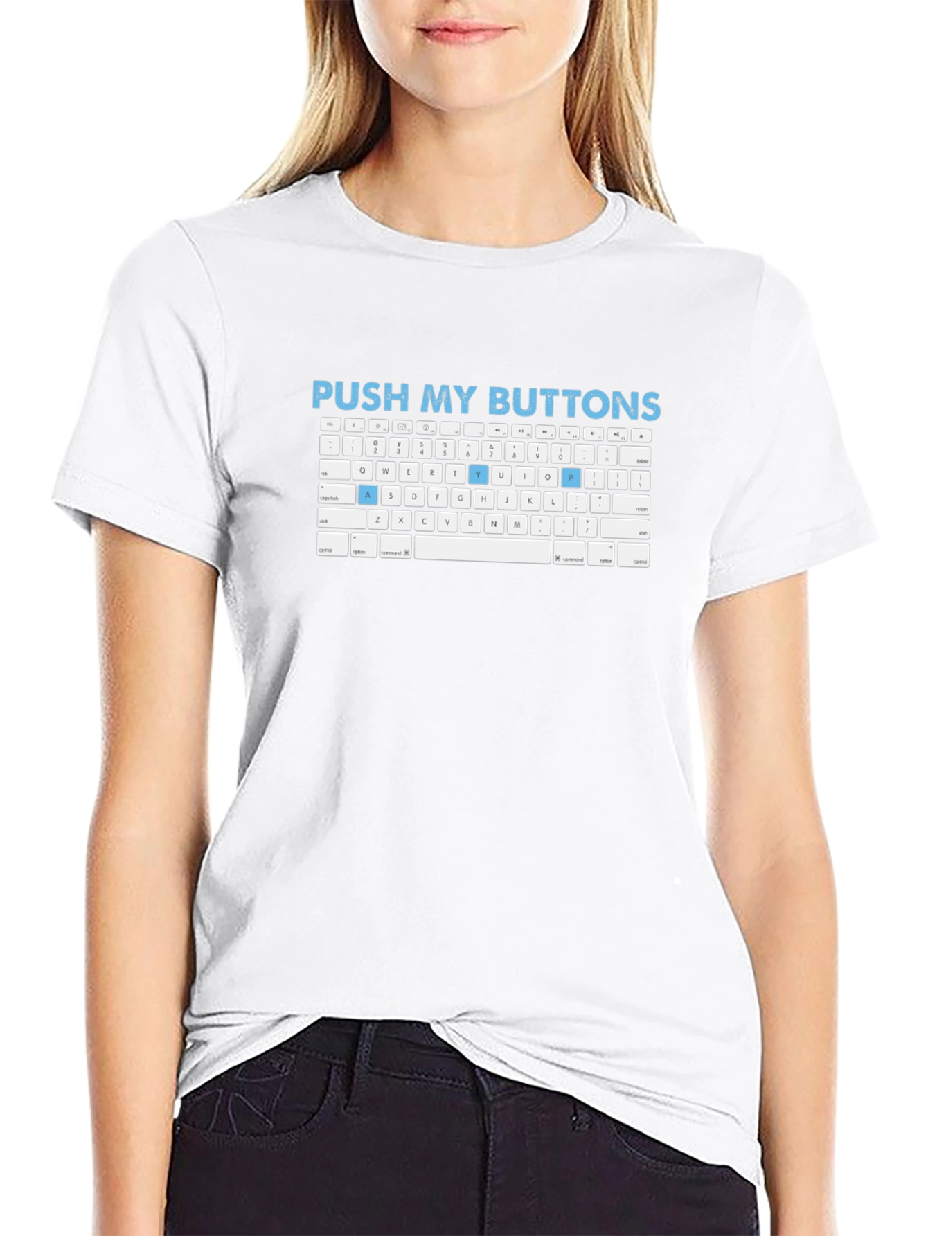 Push My Buttons Keyboard T-Shirt