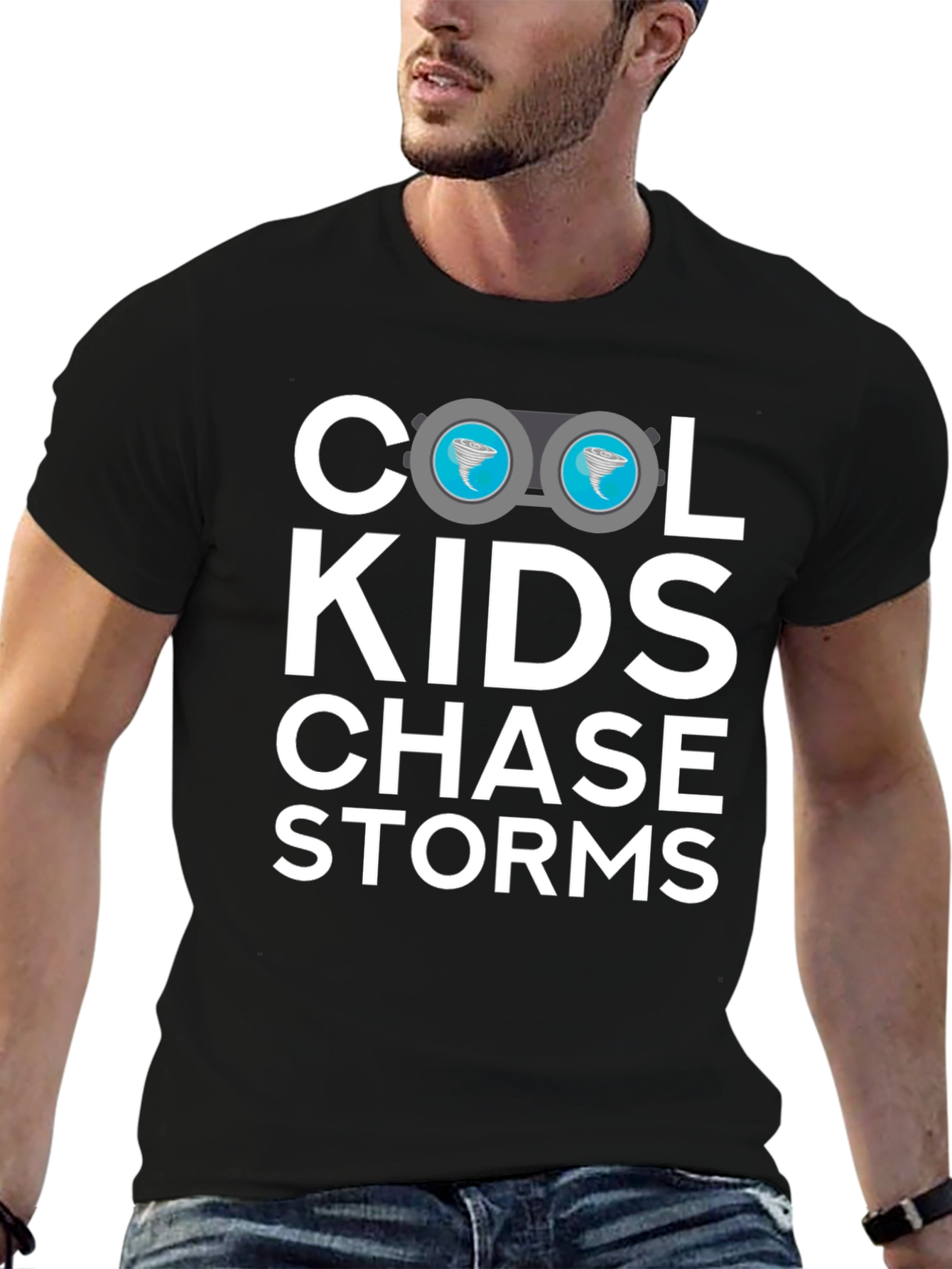 Cool Kids Chase Storms Graphic T-Shirt
