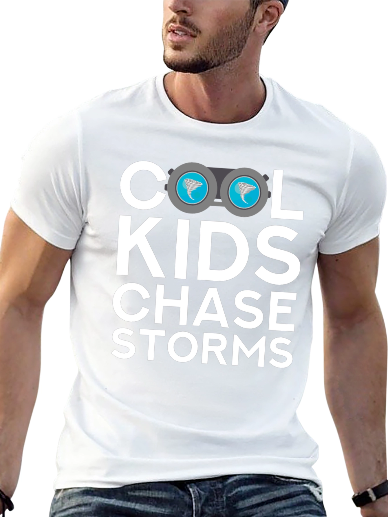 Cool Kids Chase Storms Graphic T-Shirt