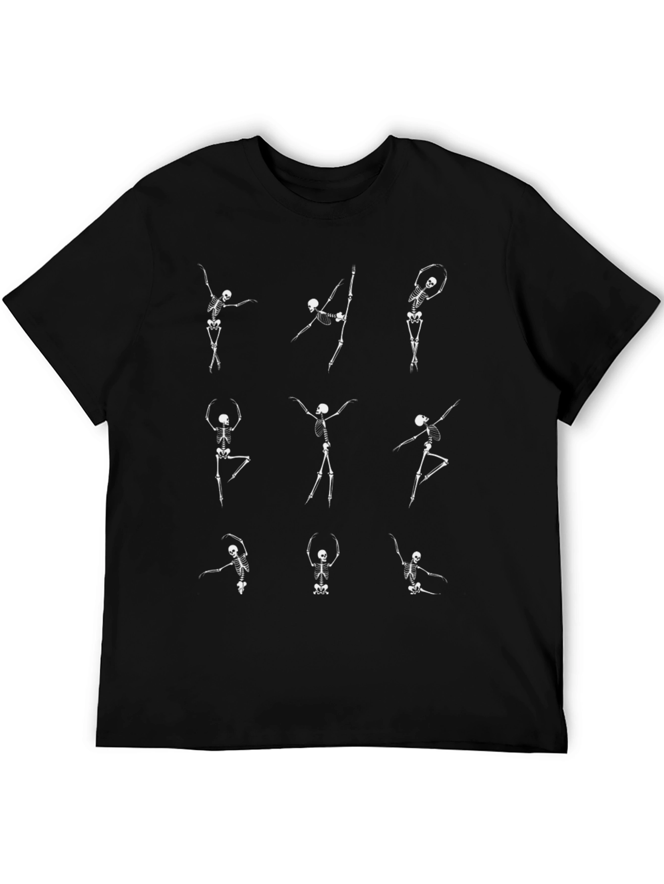 Dancing Skeletons Graphic Tee - Spooky Fun!