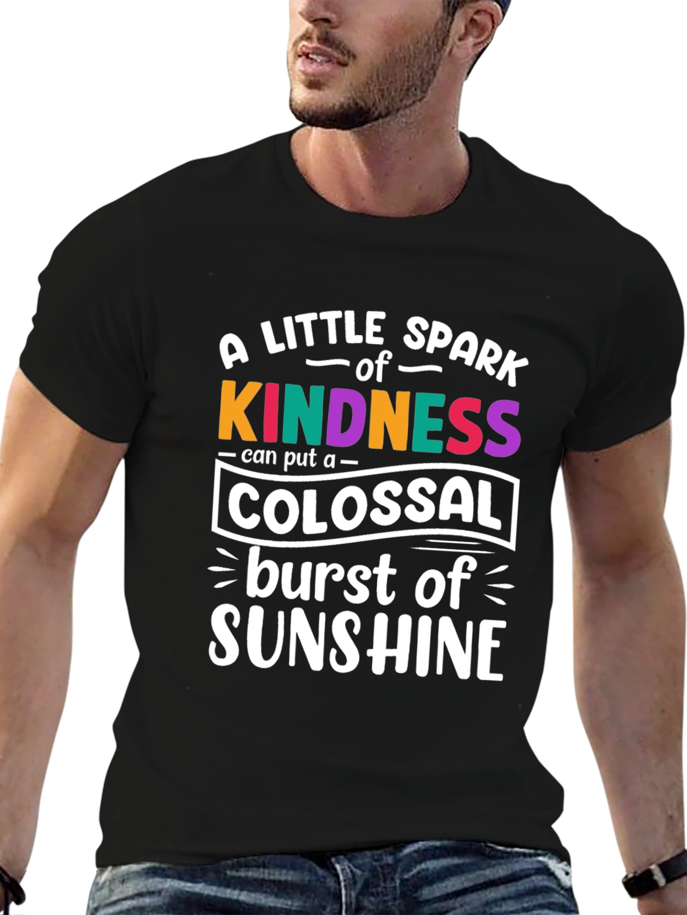 Kindness Spark Sunshine Graphic Tee