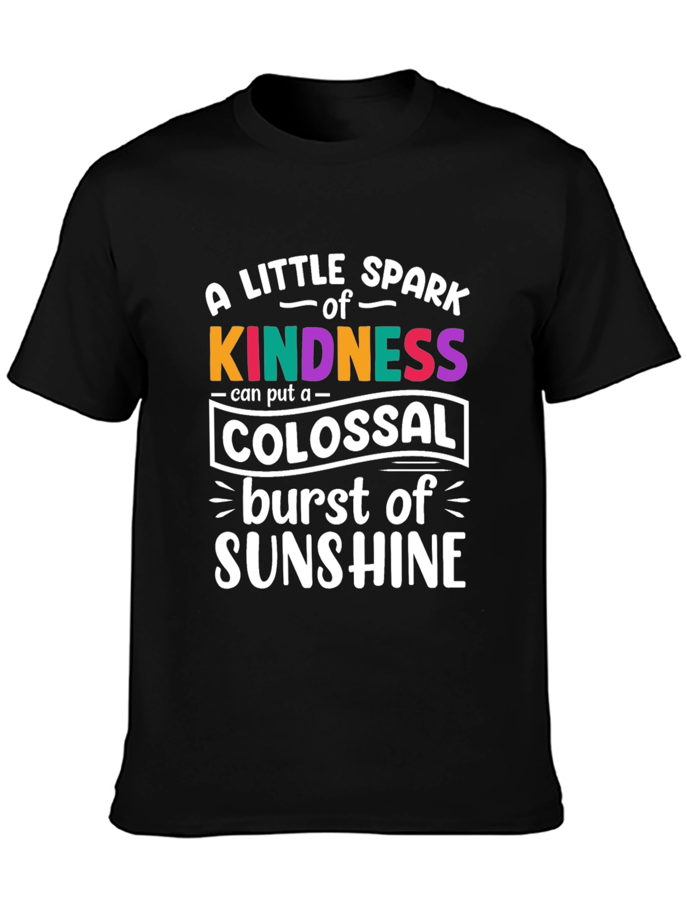 Kindness Spark Sunshine Graphic Tee