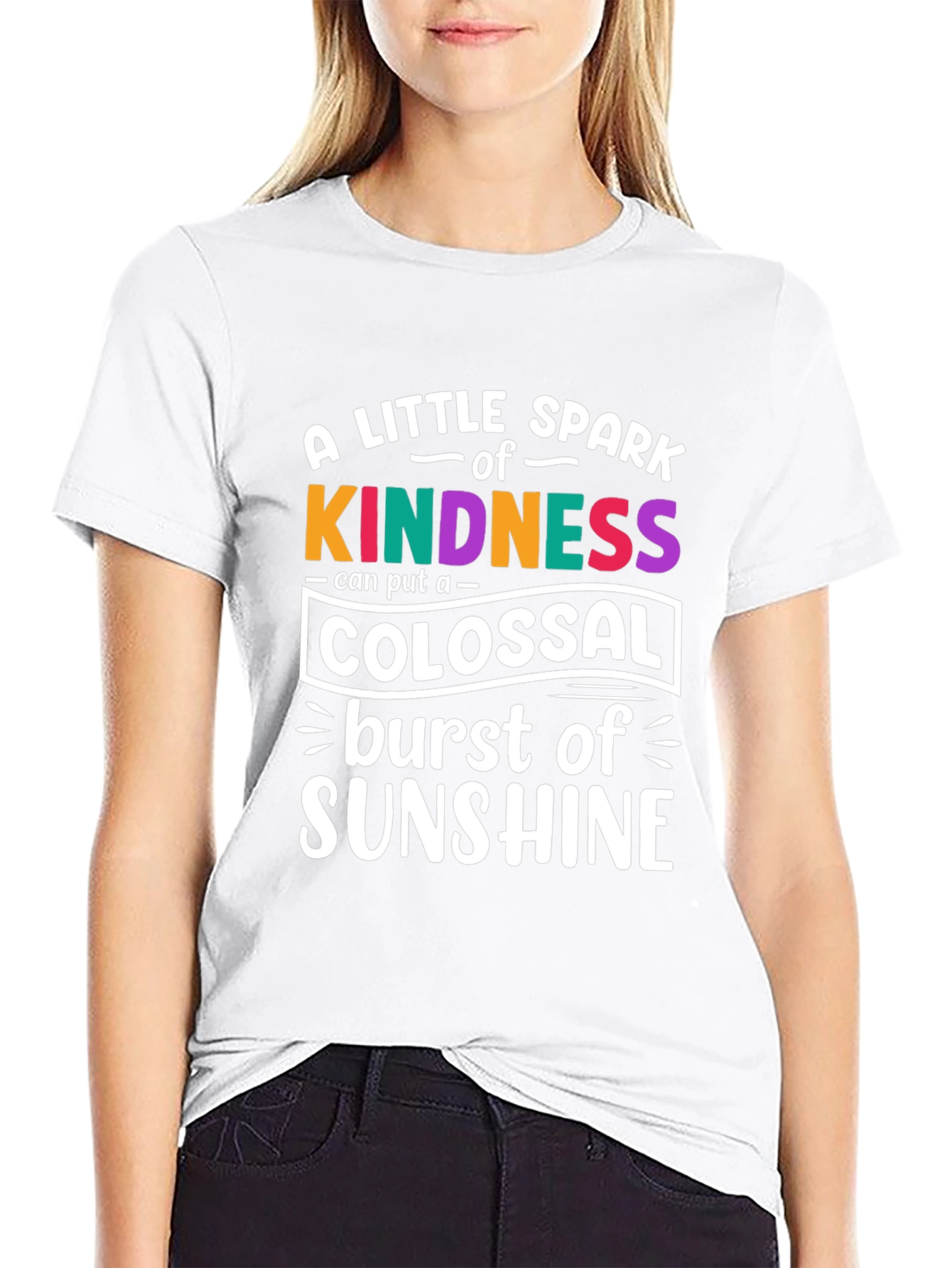 Kindness Spark Sunshine Graphic Tee