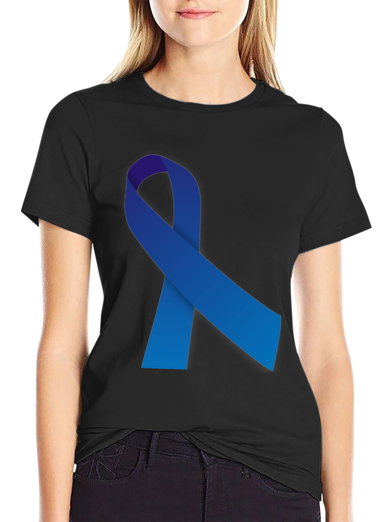 Blue Ribbon Awareness T-Shirt
