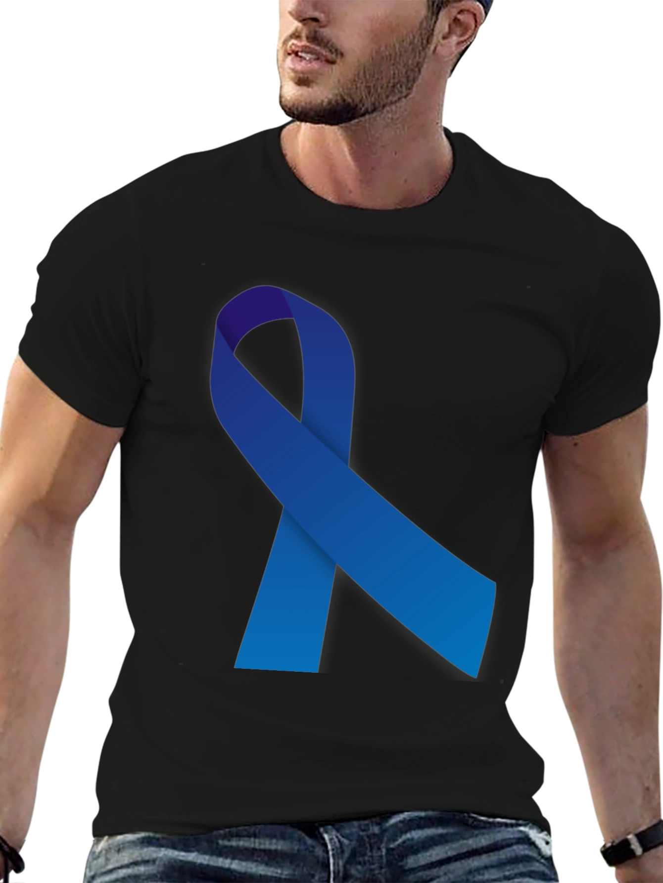 Blue Ribbon Awareness T-Shirt