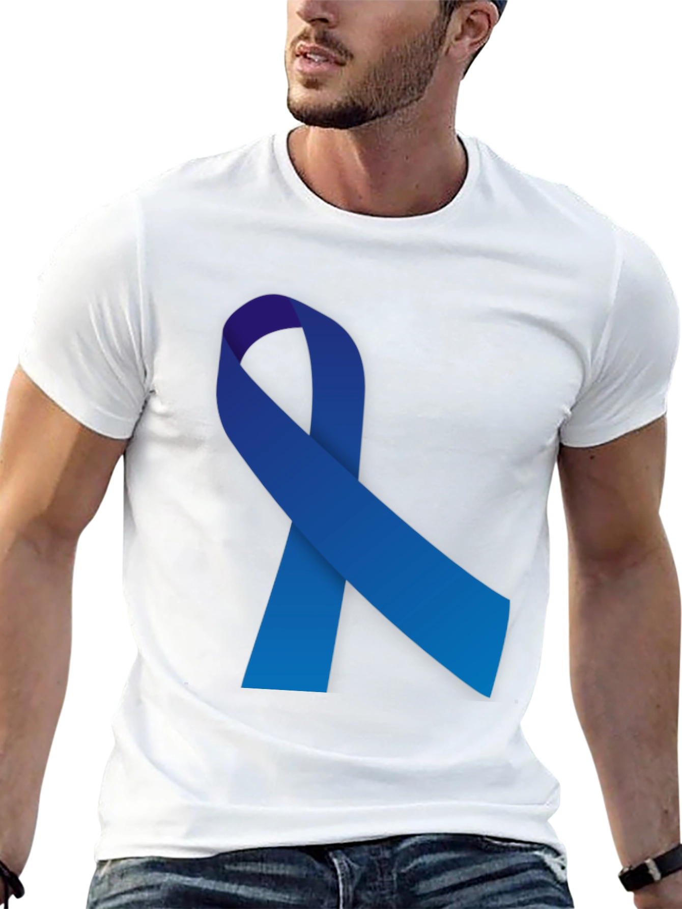 Blue Ribbon Awareness T-Shirt