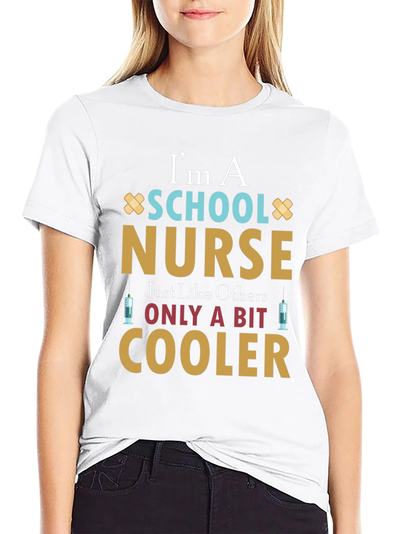 School Nurse T-Shirt - Cool Nurse Appreciation Gift