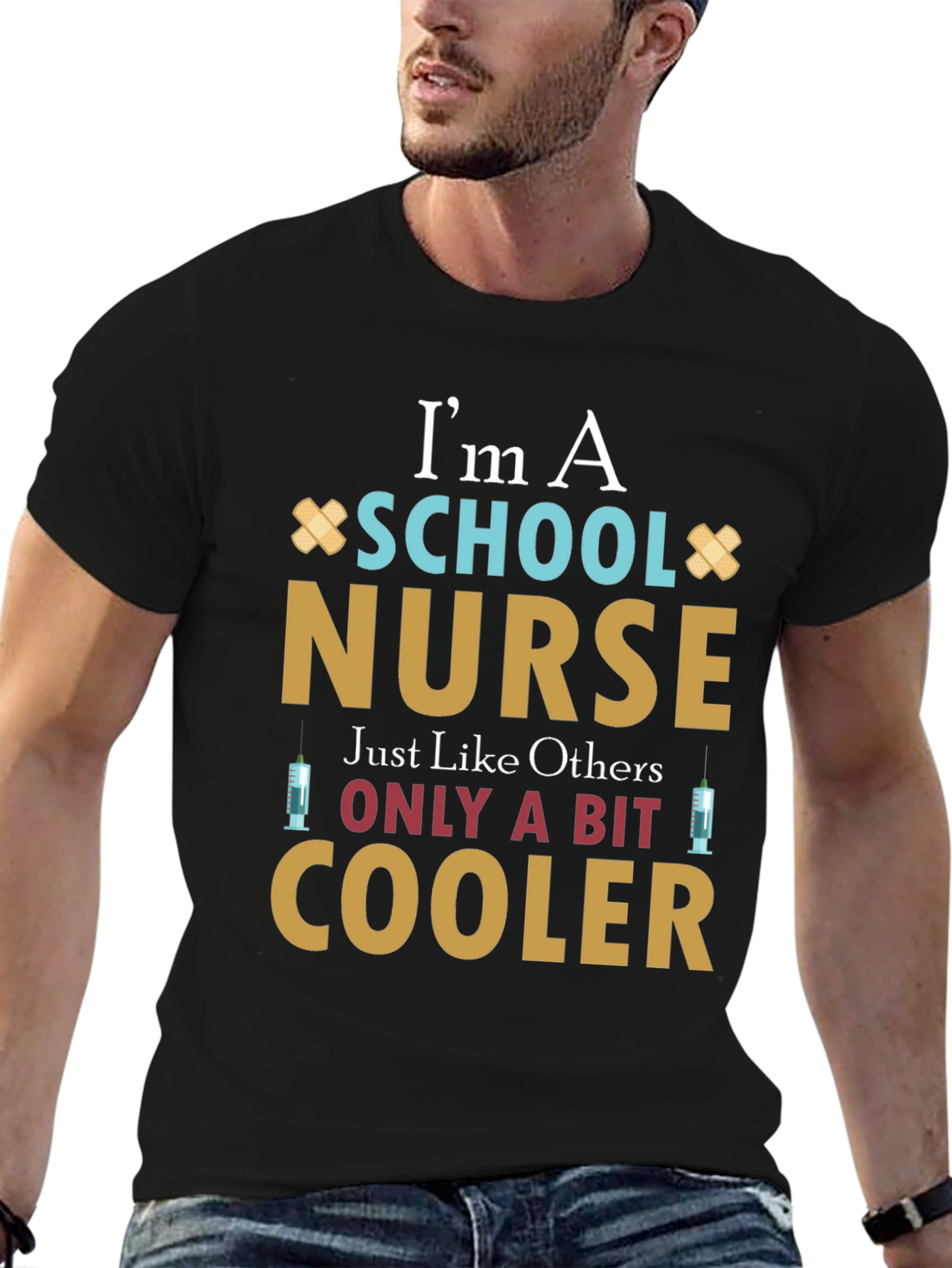 School Nurse T-Shirt - Cool Nurse Appreciation Gift