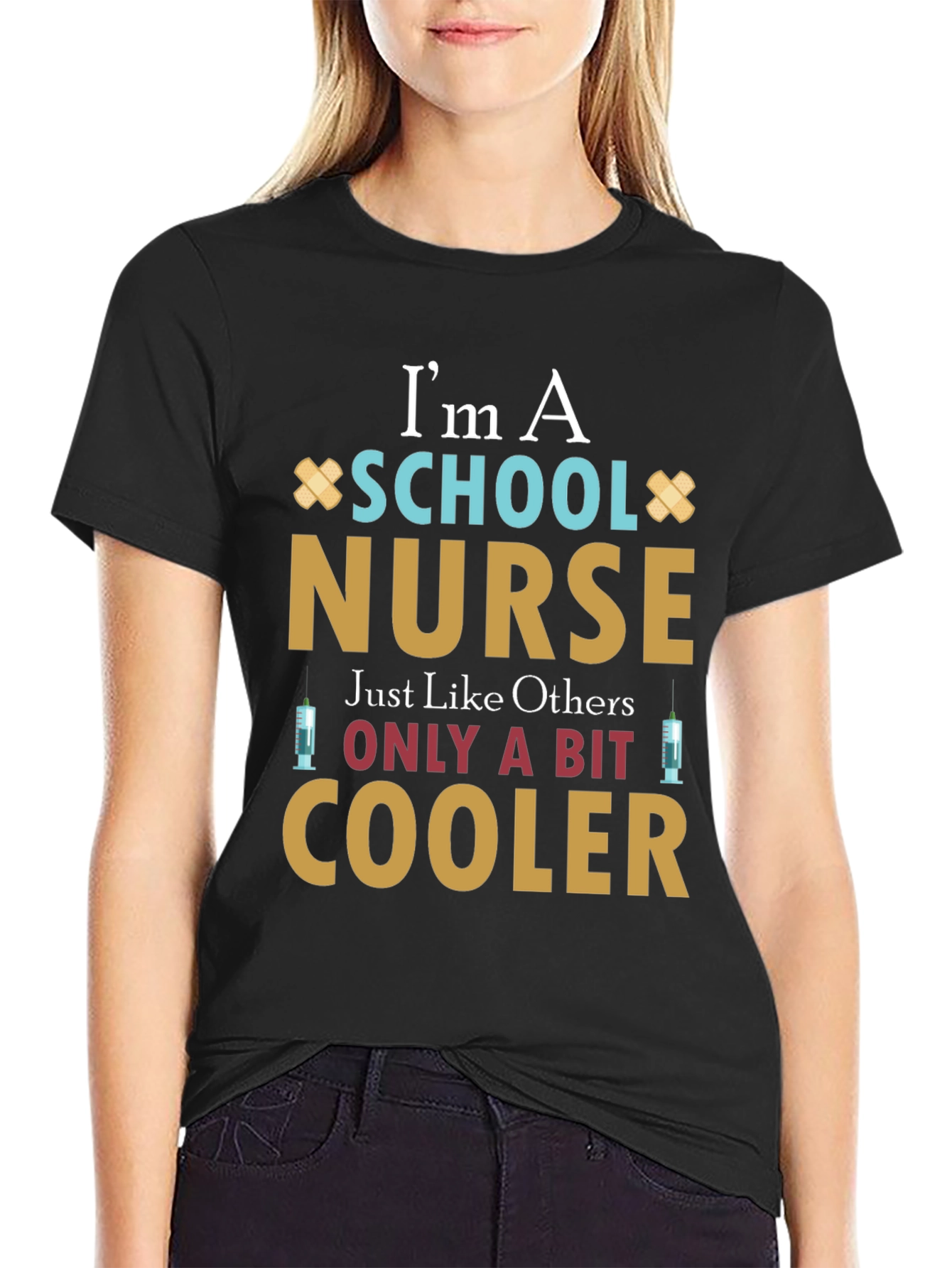 School Nurse T-Shirt - Cool Nurse Appreciation Gift