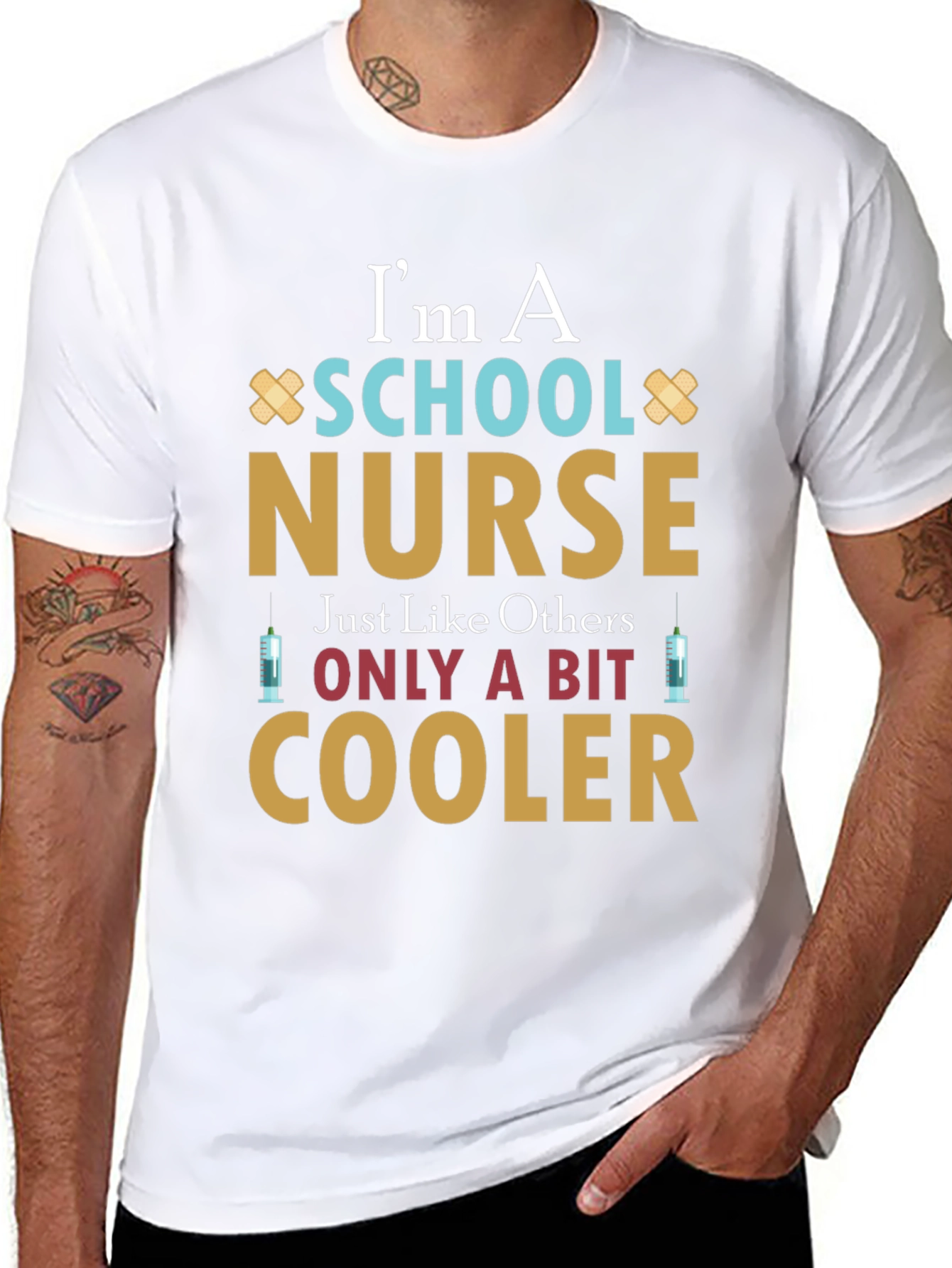 School Nurse T-Shirt - Cool Nurse Appreciation Gift
