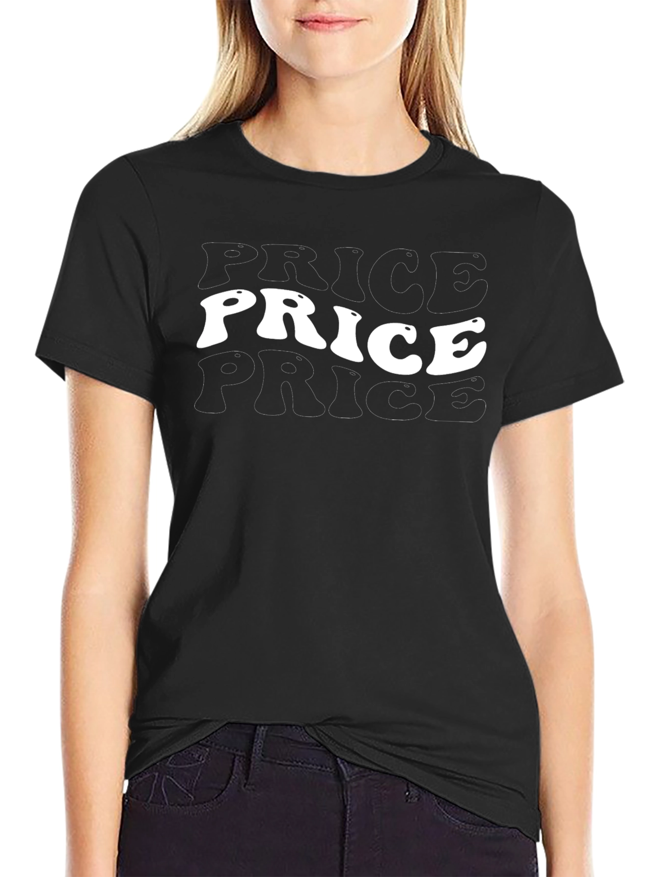 Price T-Shirt - Black Graphic Tee