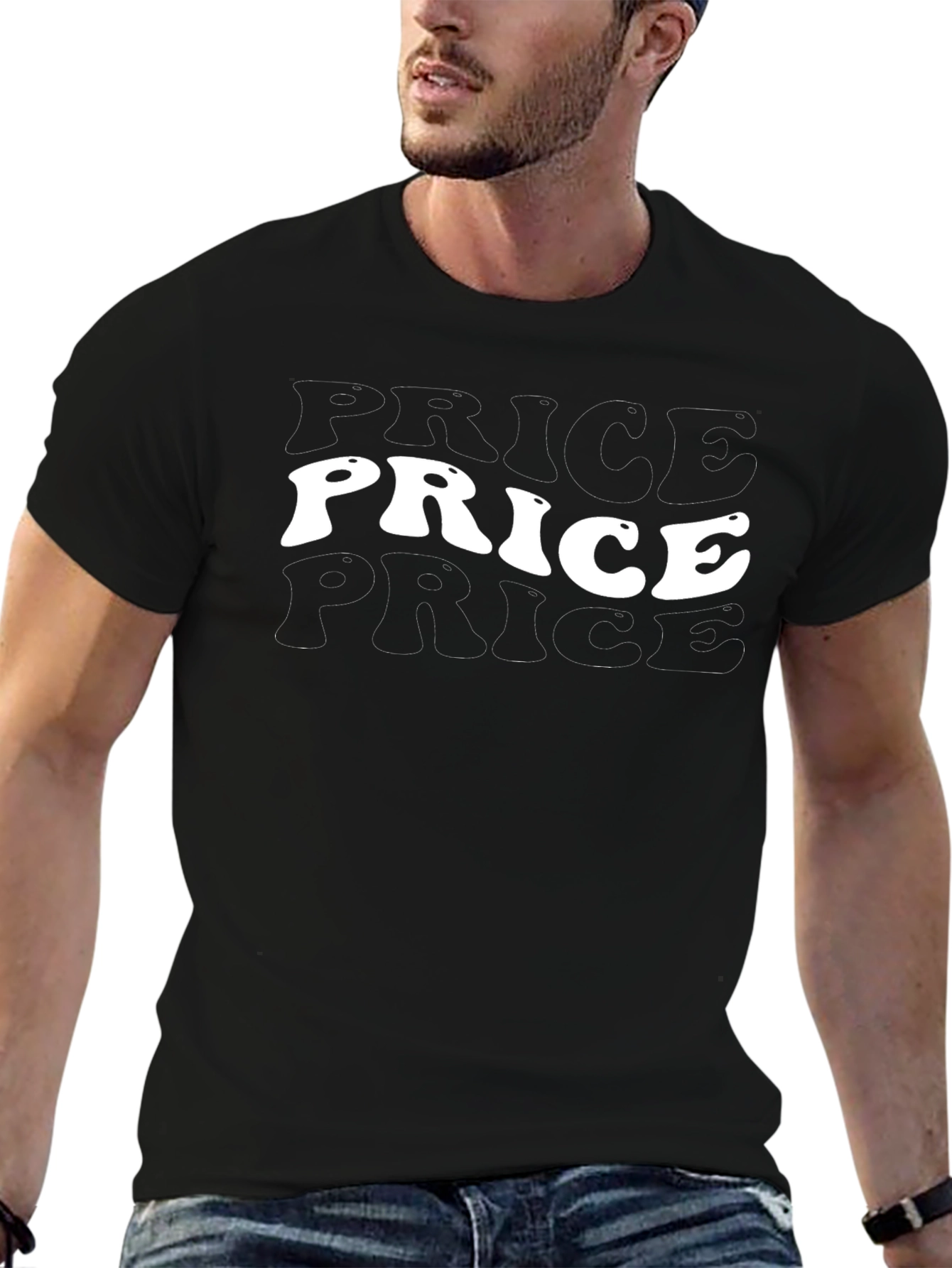 Price T-Shirt - Black Graphic Tee