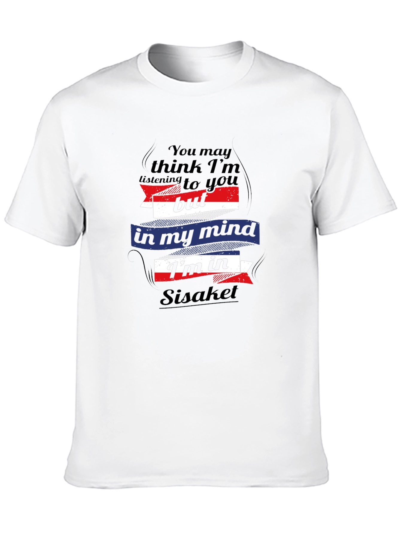 Sisaket Mind T-Shirt - Black Novelty Tee