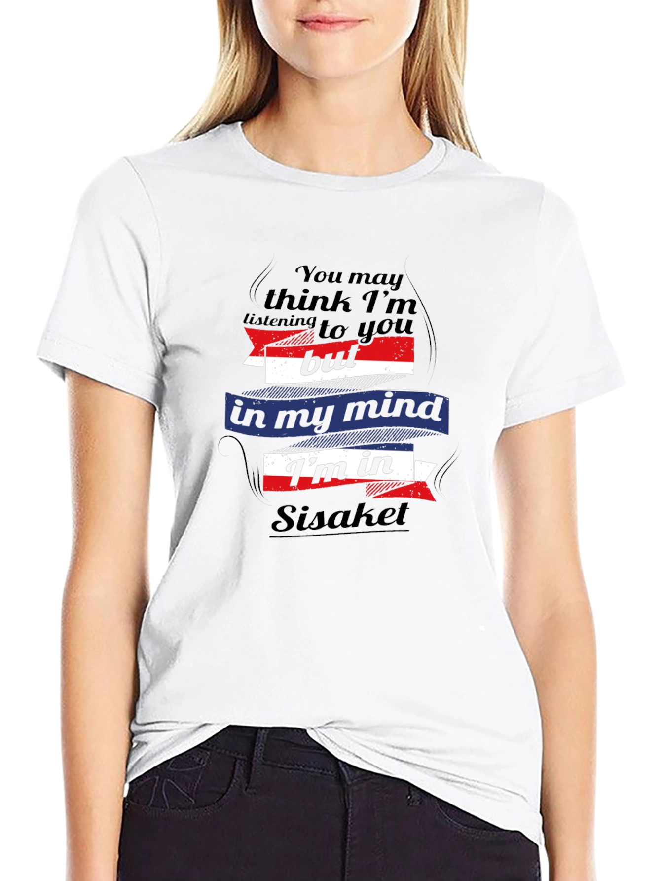 Sisaket Mind T-Shirt - Black Novelty Tee