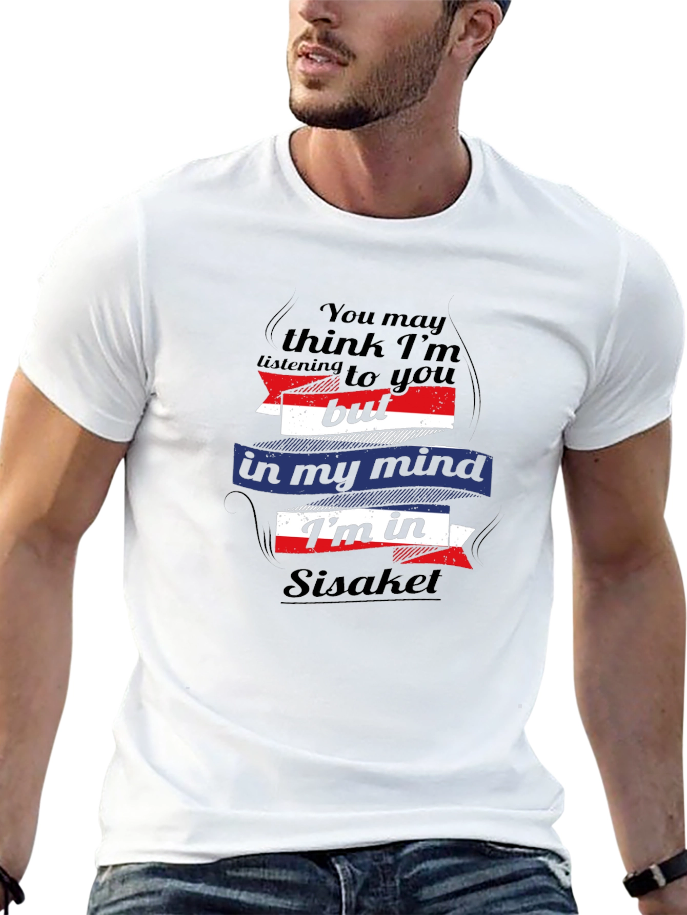 Sisaket Mind T-Shirt - Black Novelty Tee