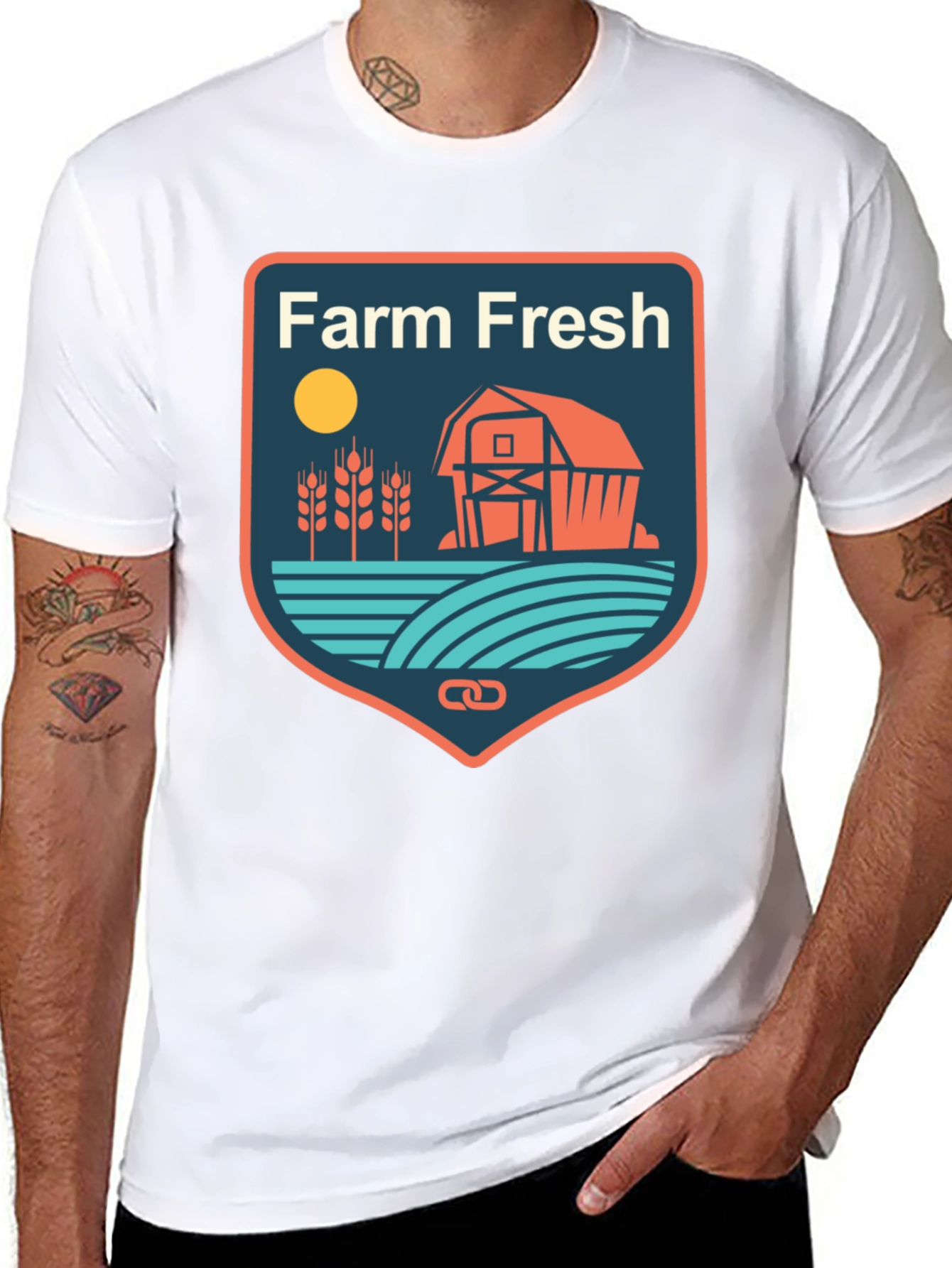 Farm Fresh Graphic T-Shirt -  Stylish & Comfortable