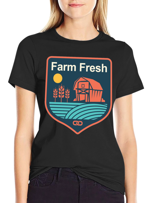 Farm Fresh Graphic T-Shirt -  Stylish & Comfortable