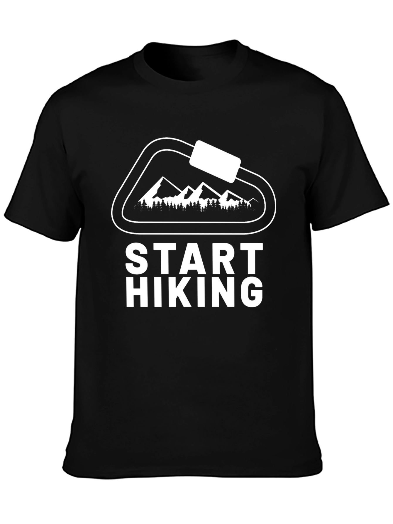 Start Hiking Graphic Tee - Mountain Adventure