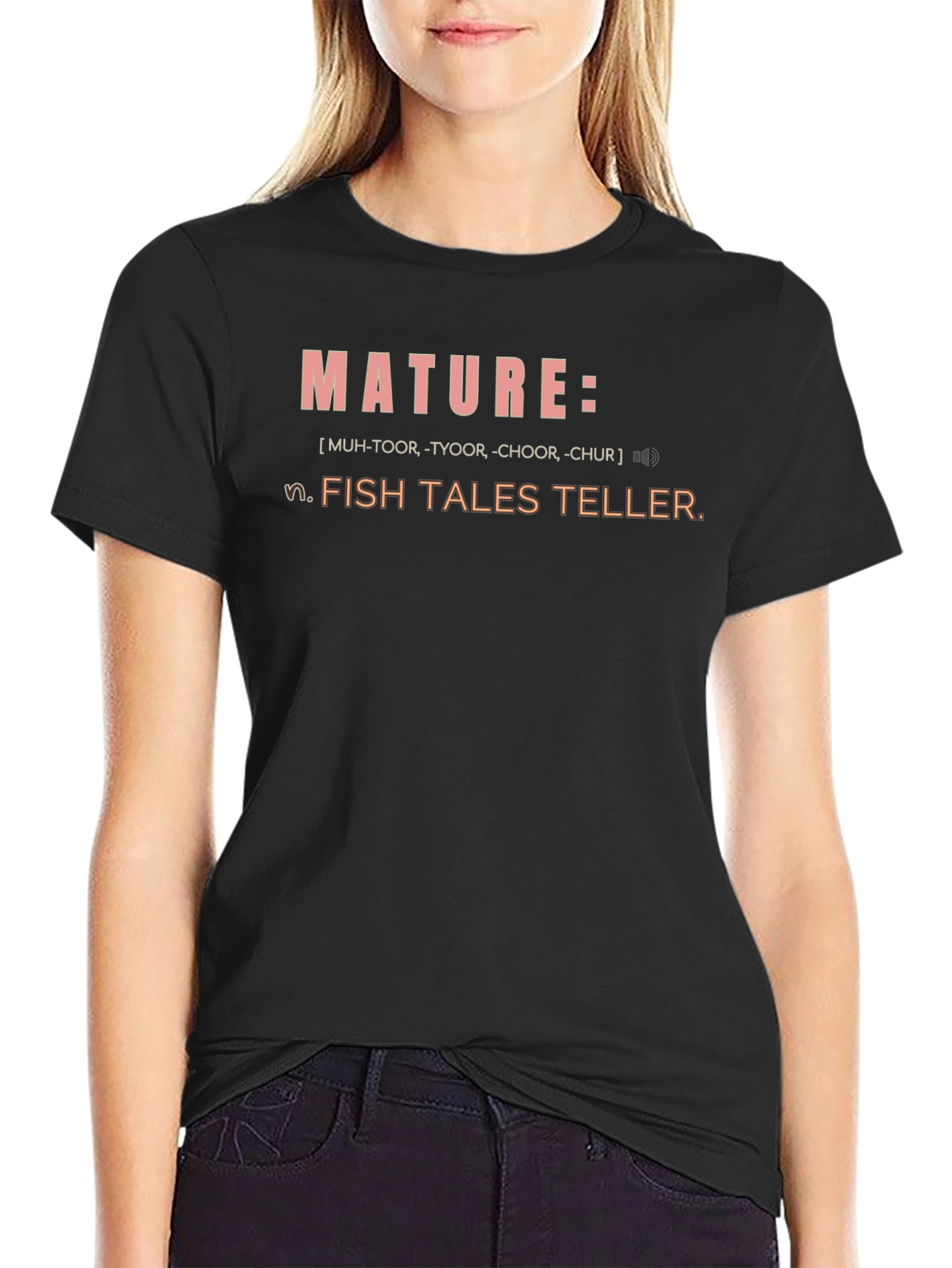 Mature Fish Tales Teller T-Shirt